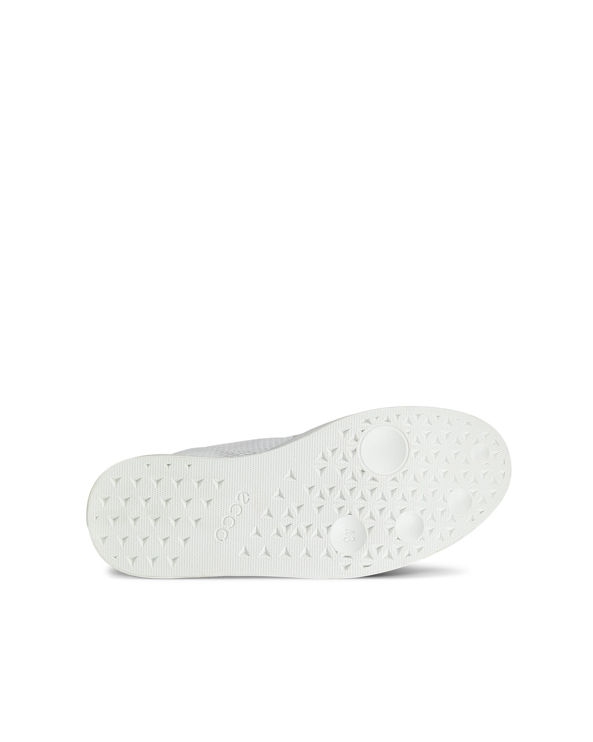 ECCO Street 720 メンズ ヌバックGore-Texスニーカー - ホワイト - Sole