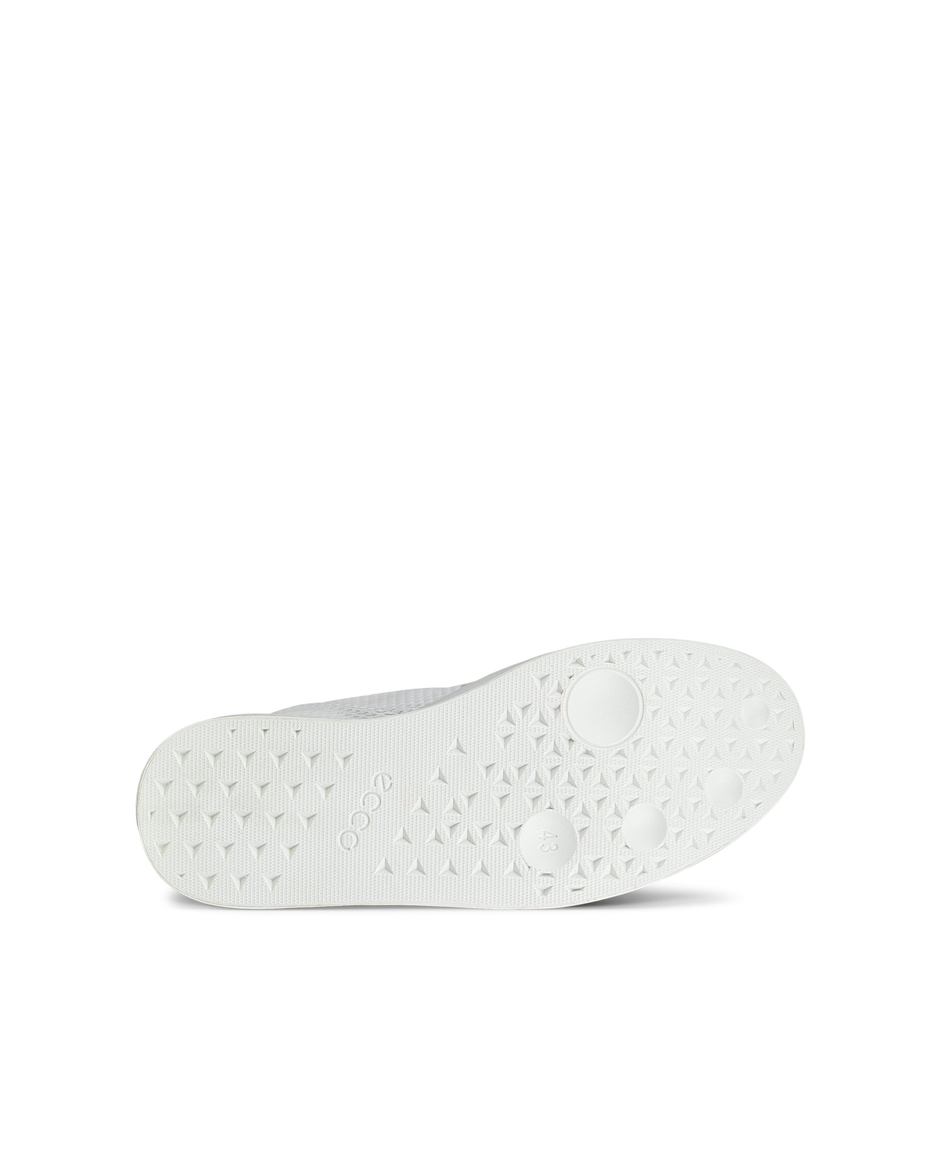 ECCO Street 720 メンズ ヌバックGore-Texスニーカー - ホワイト - Sole