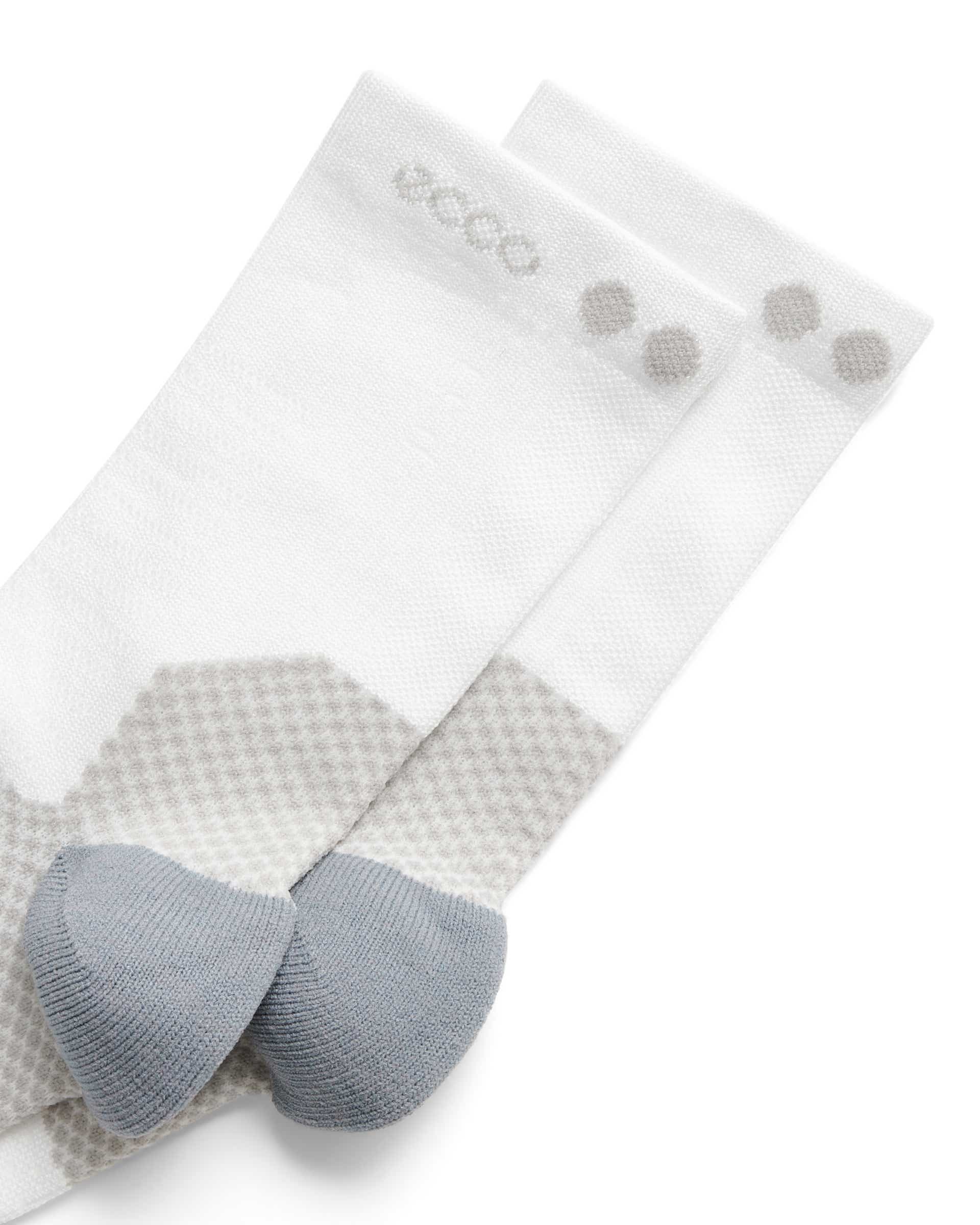 ECCO Tour Lite crew sock - White - Detail-1
