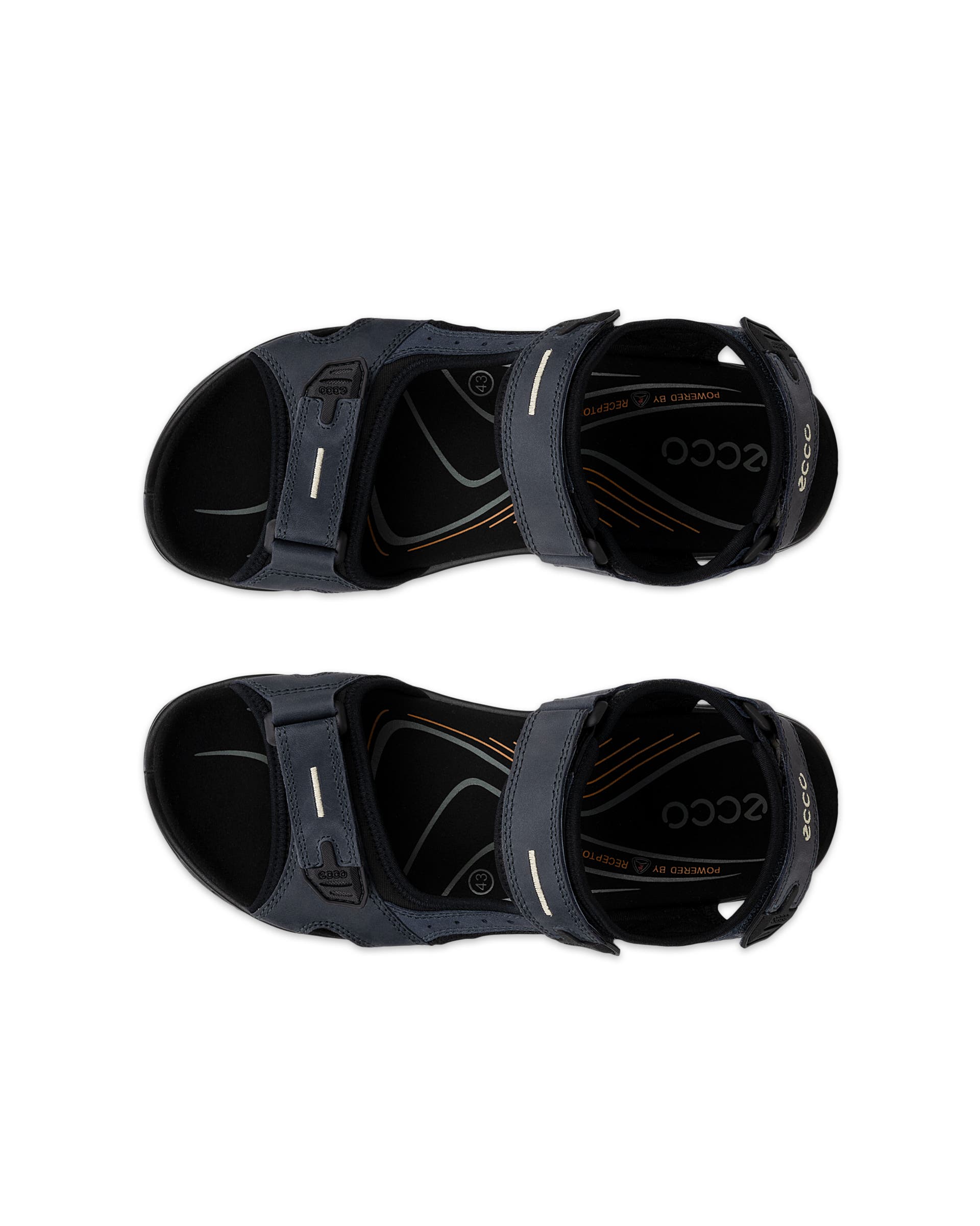 ECCO® Offroad Herren Trekkingsandale aus Nubukleder - Blau - Top left pair