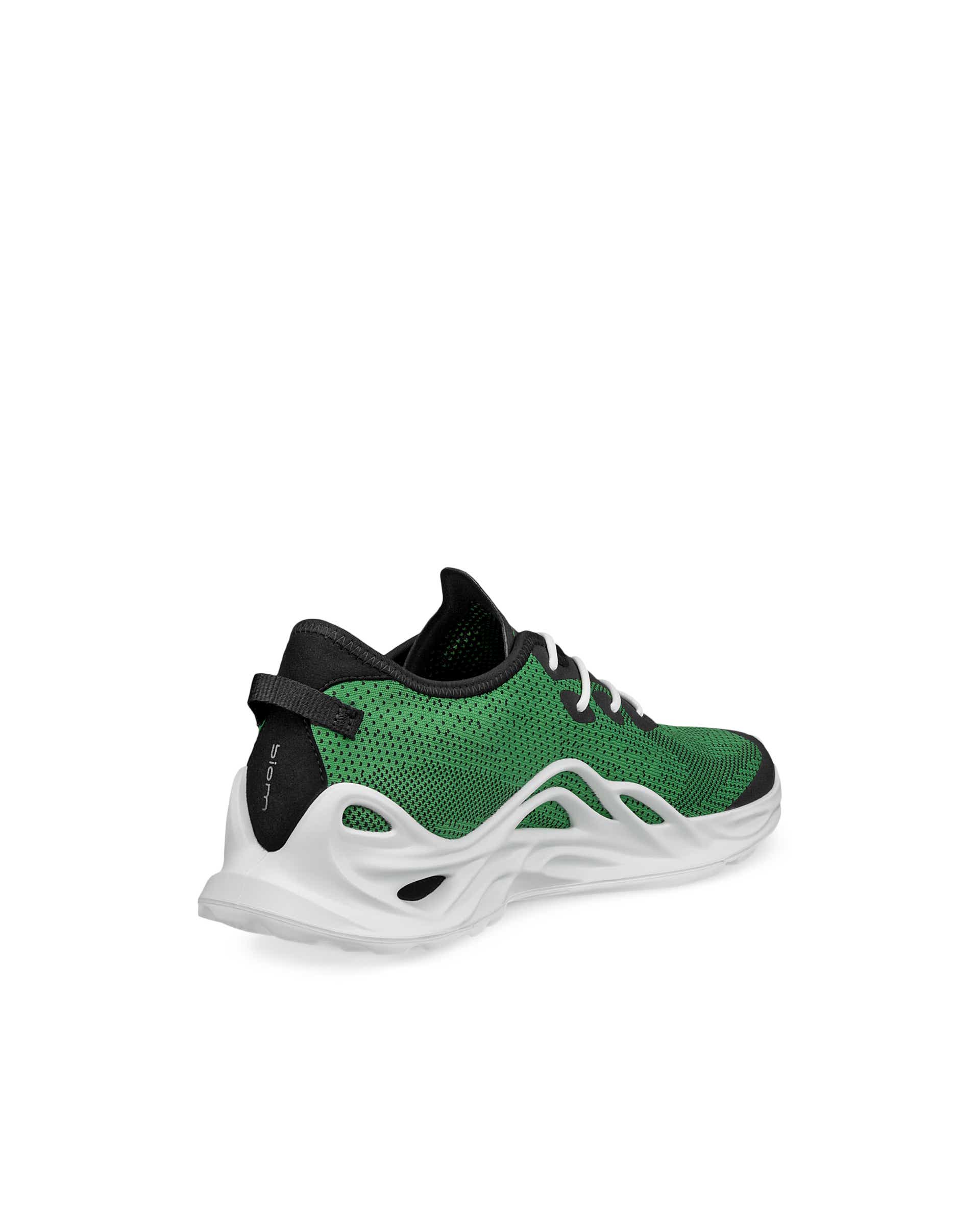 ECCO® Biom Infinite Heren sneaker van textiel - Groen - Back