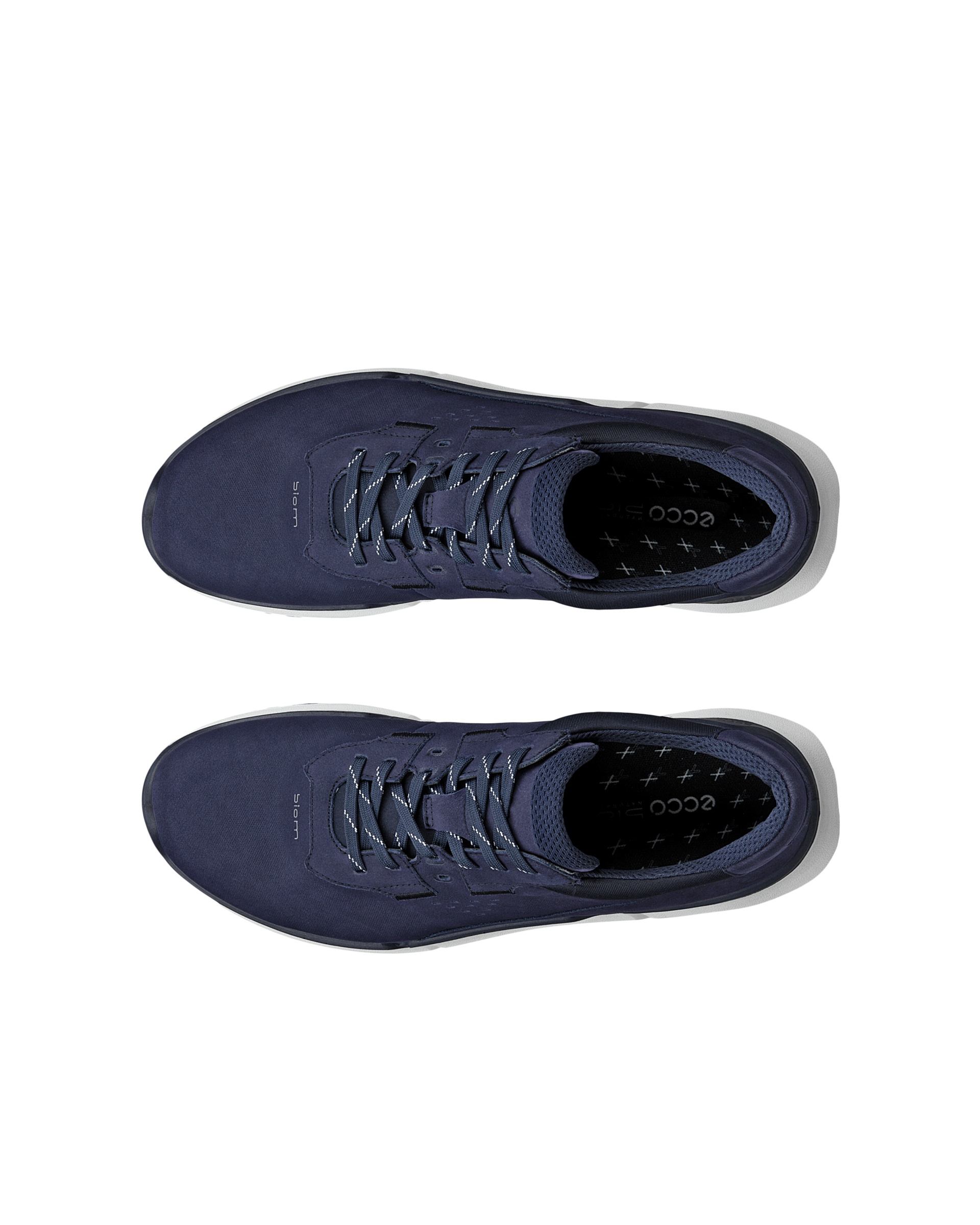 ECCO® BIOM 2.2 Herren Sneaker aus Nubukleder - Blau - Top left pair