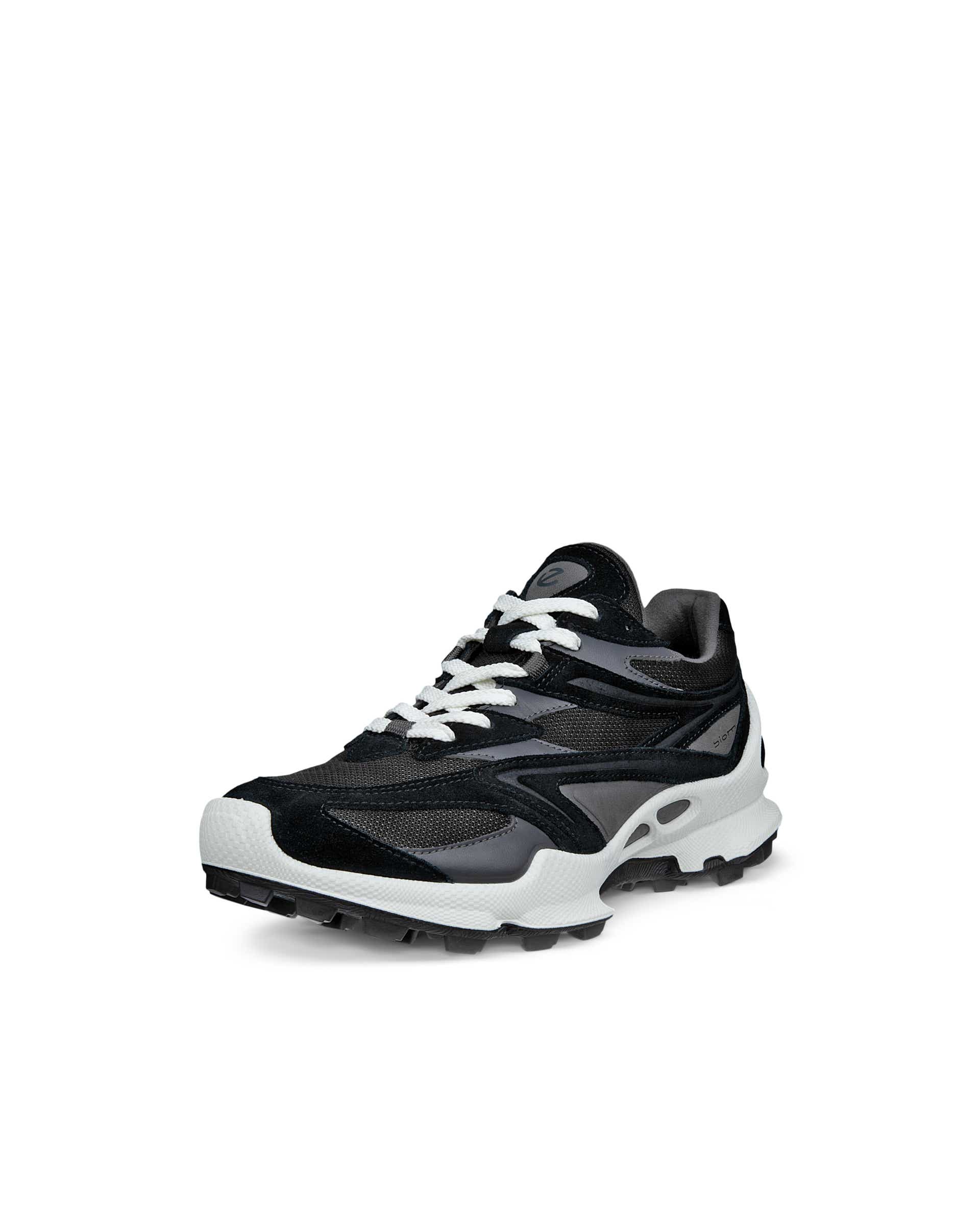 ECCO® BIOM C-TRAIL Damen Sneaker aus Veloursleder - Schwarz - Main