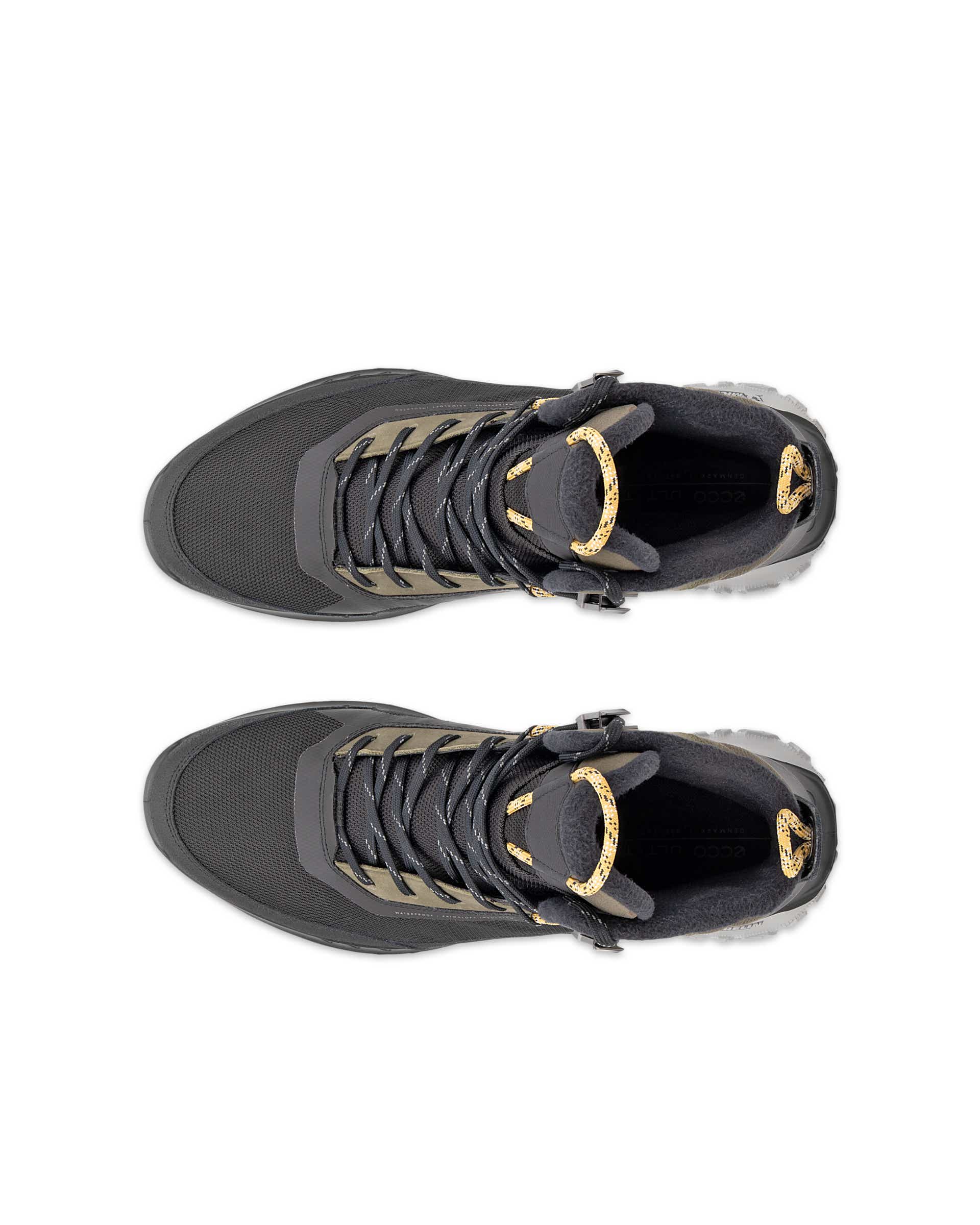 ECCO® Ult-Trn Heren waterdichte wandelschoen in nubuck - Zwart - Top left pair