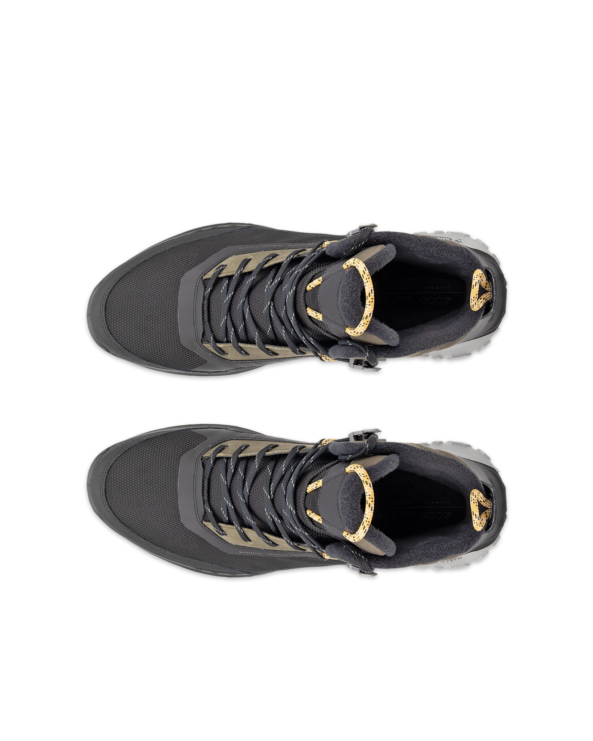 ECCO® Ult-Trn Heren waterdichte wandelschoen in nubuck - Zwart - Top left pair