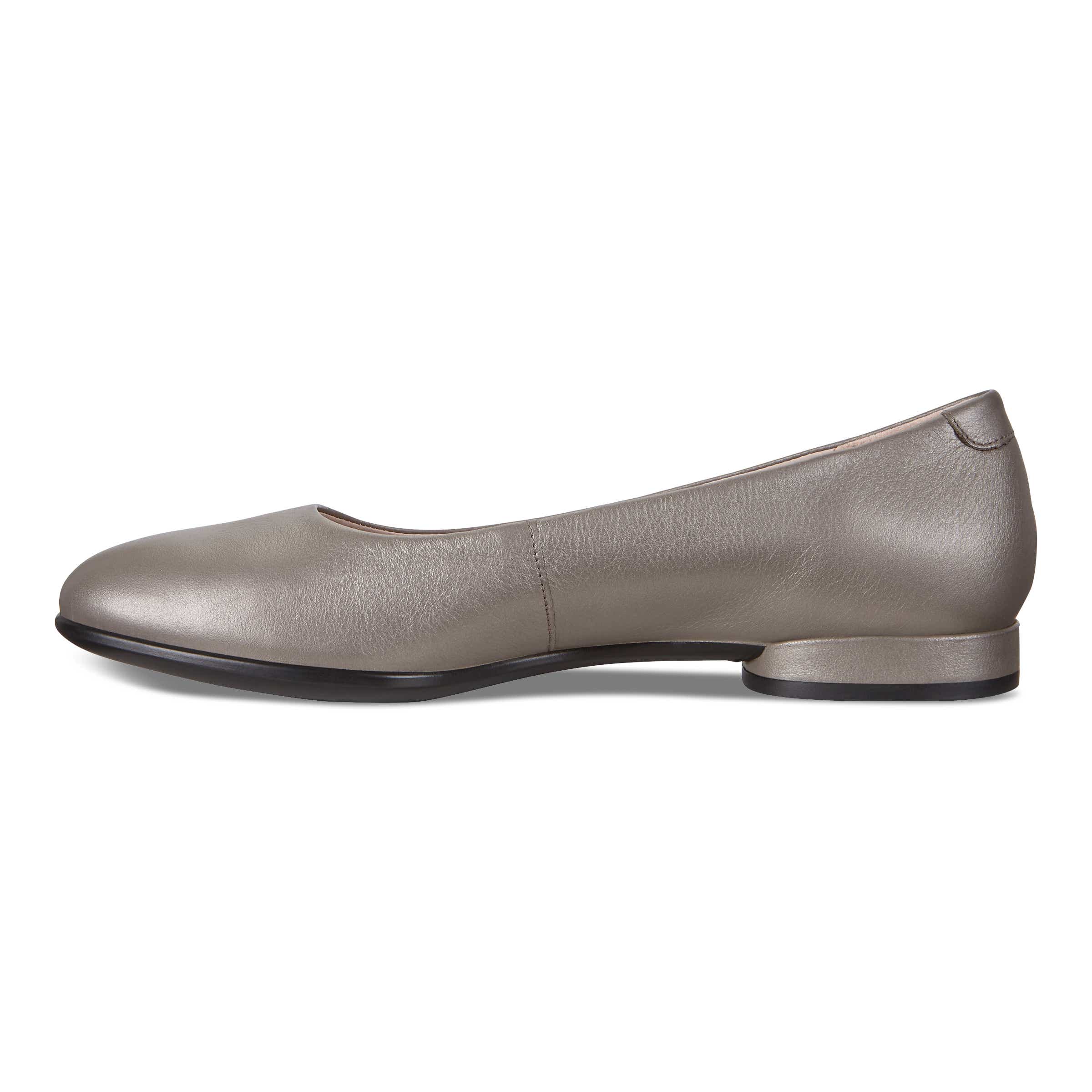 Women's ECCO® Anine Leather Ballerina - Metallics - Inside
