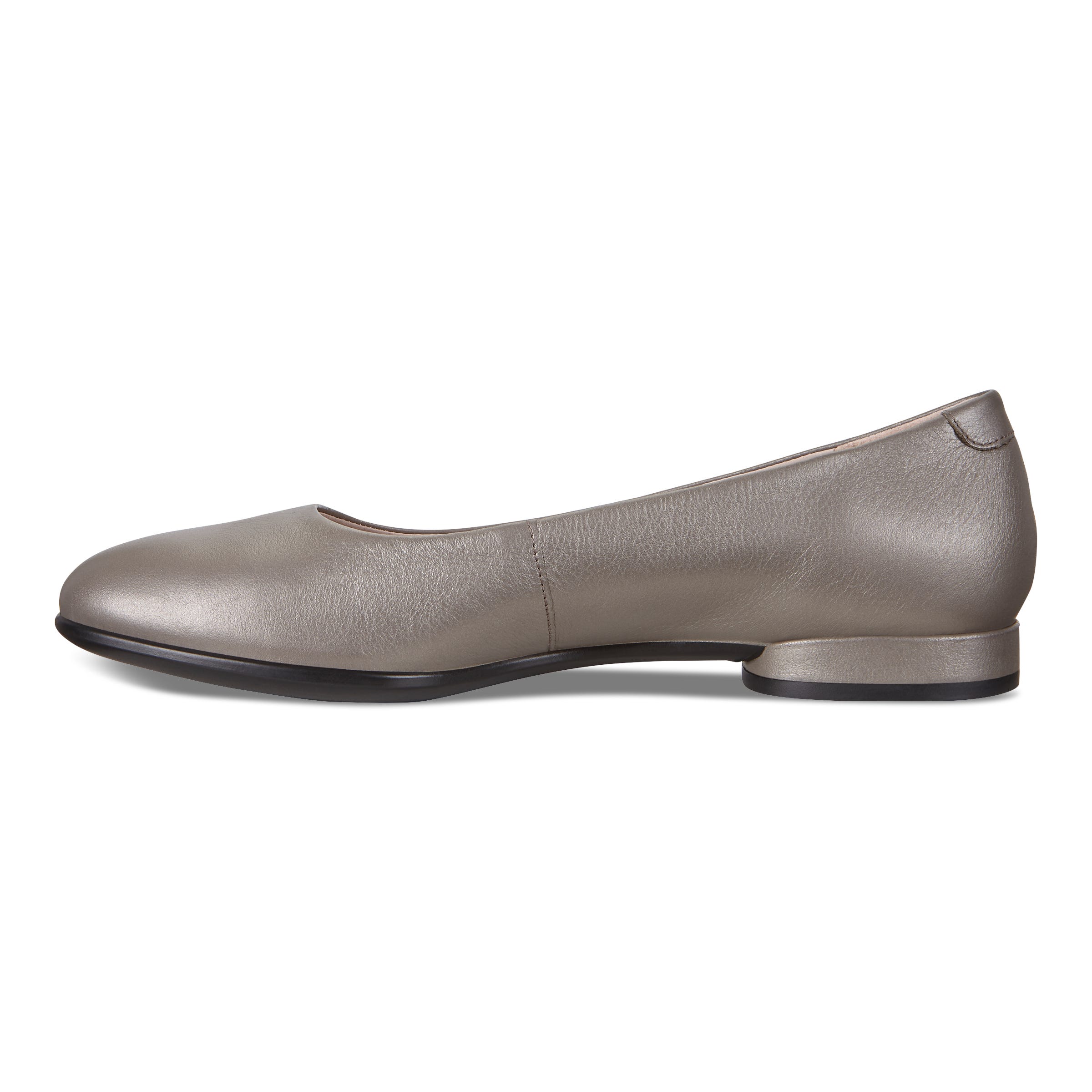 Women's ECCO® Anine Leather Ballerina - Metallics - Inside