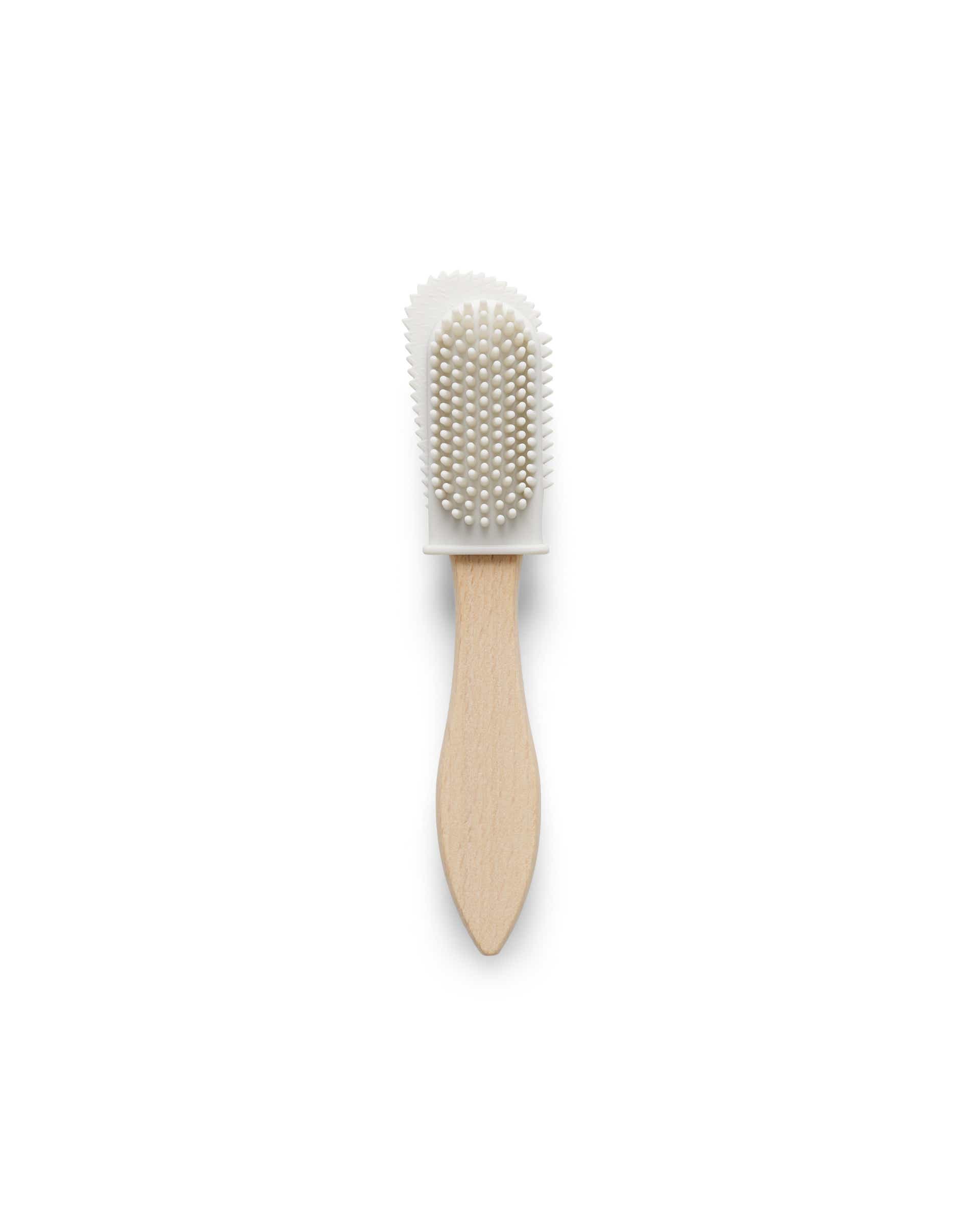 Kartáč na obuv z nubukové usně ECCO® Suede & Nubuck Shoe Brush - Béžová - Detail-1