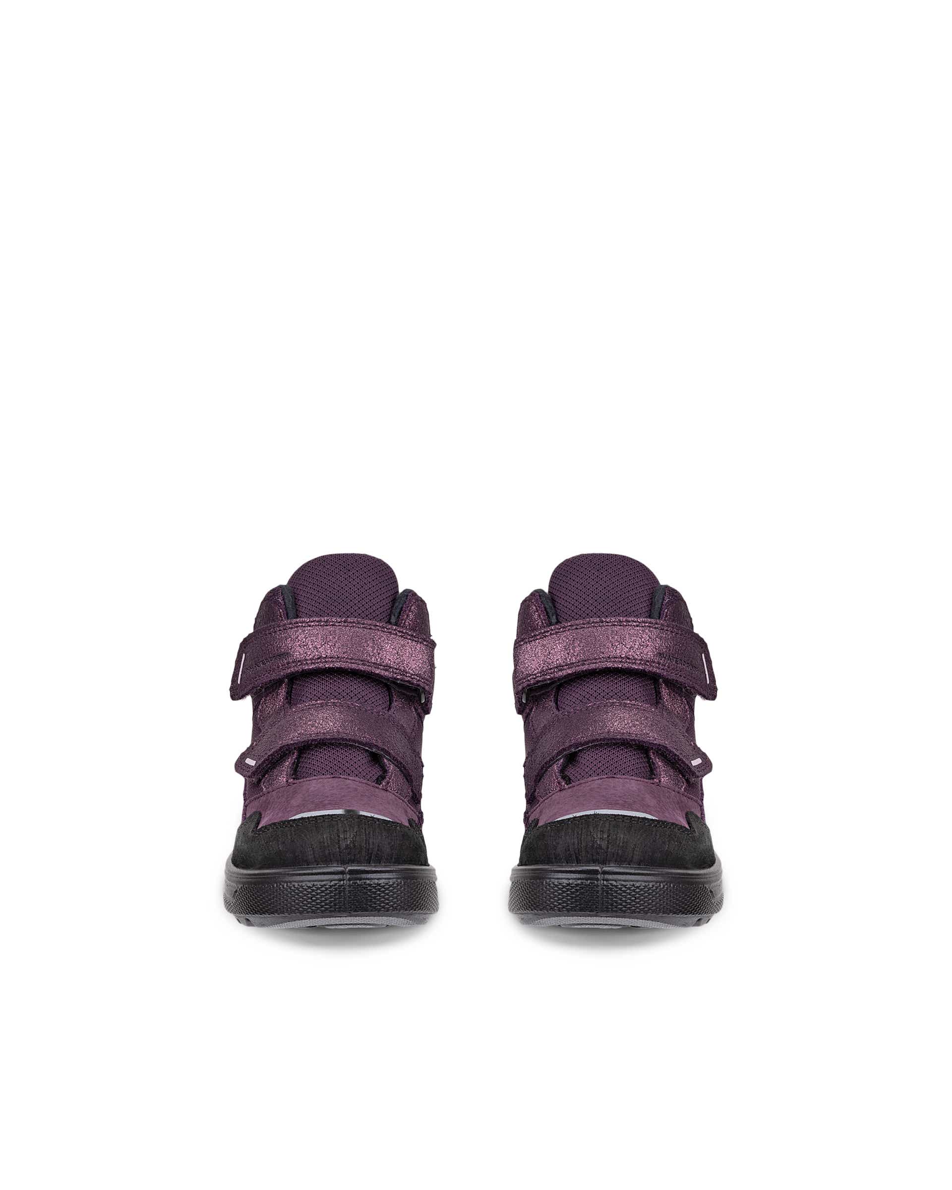 ECCO® URBAN SNOWBOARDER vnterstøvler i vandtæt i læder til børn - Lilla - Front pair