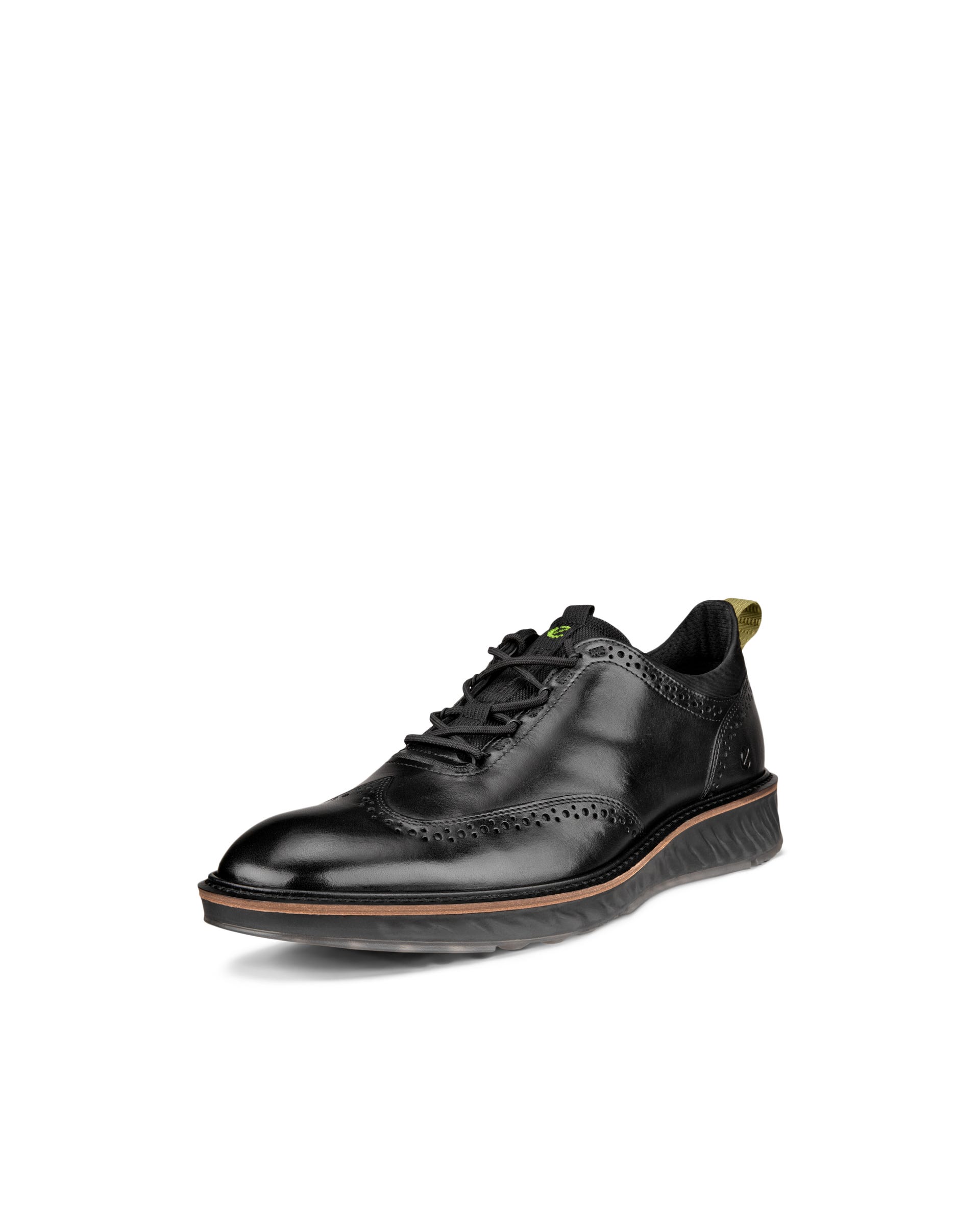 ECCO Men's ST.1 Hybrid Wingtip Shoes - Black - Main