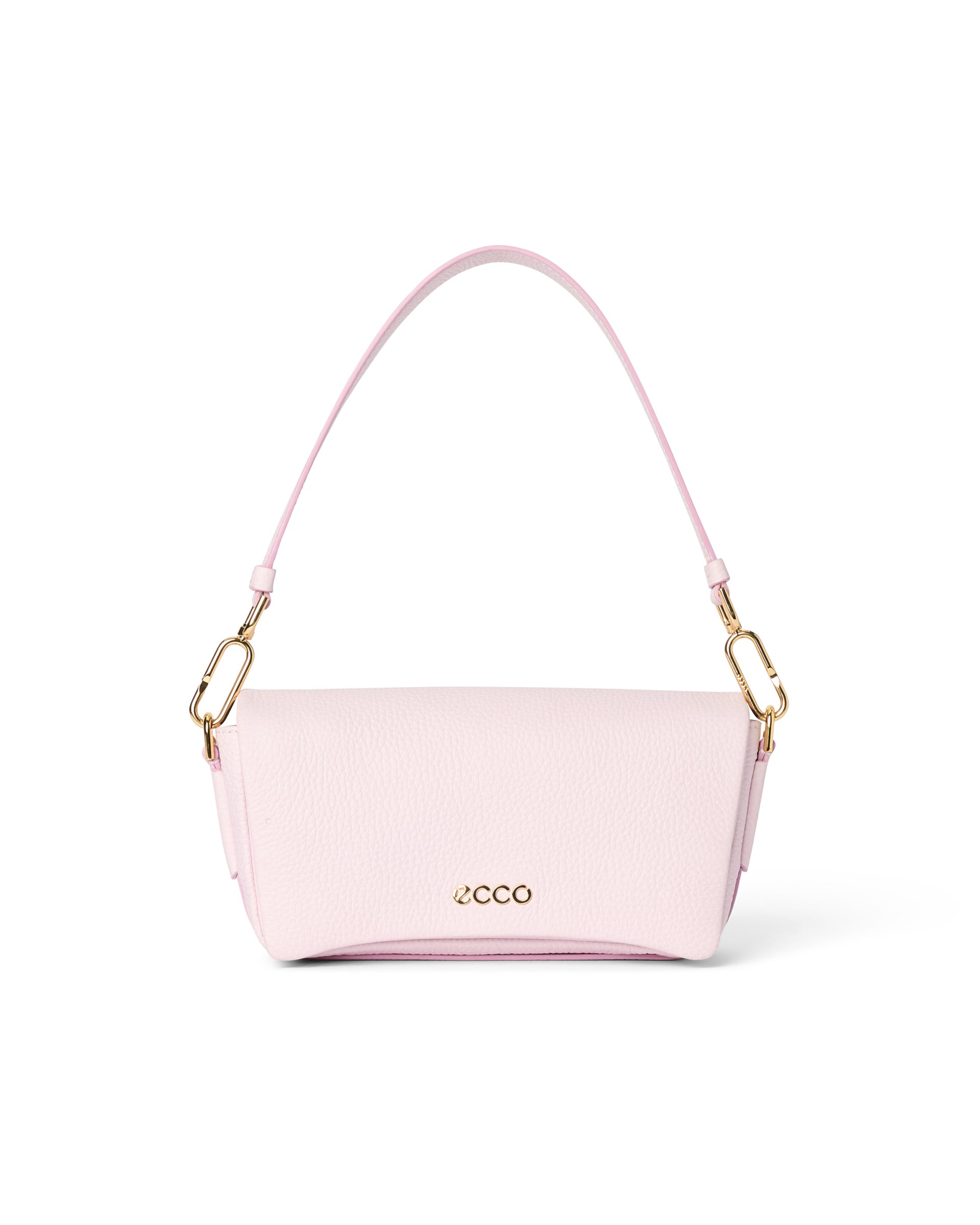 ECCO® Pinch Soft Pebbled Leather Medium Crossbody Bag - Pink - Main