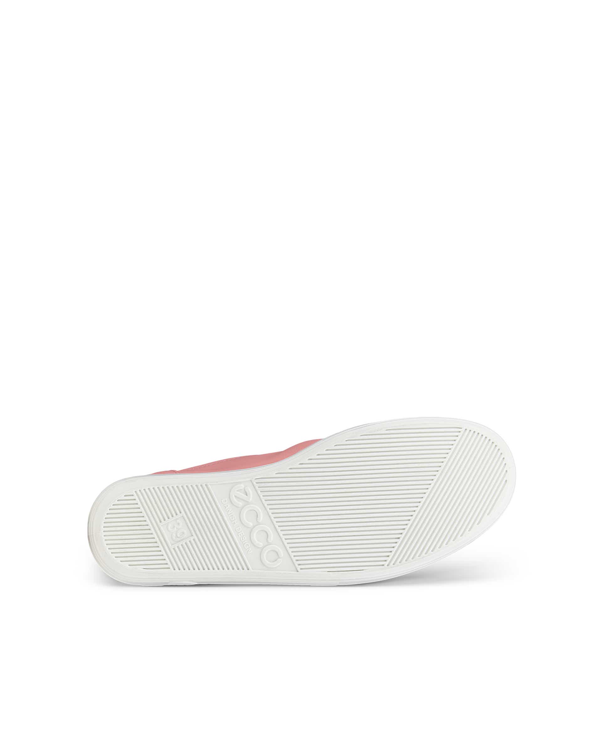 Women's ECCO® Soft 2.0 Leather Walking Shoe - Pink - Sole