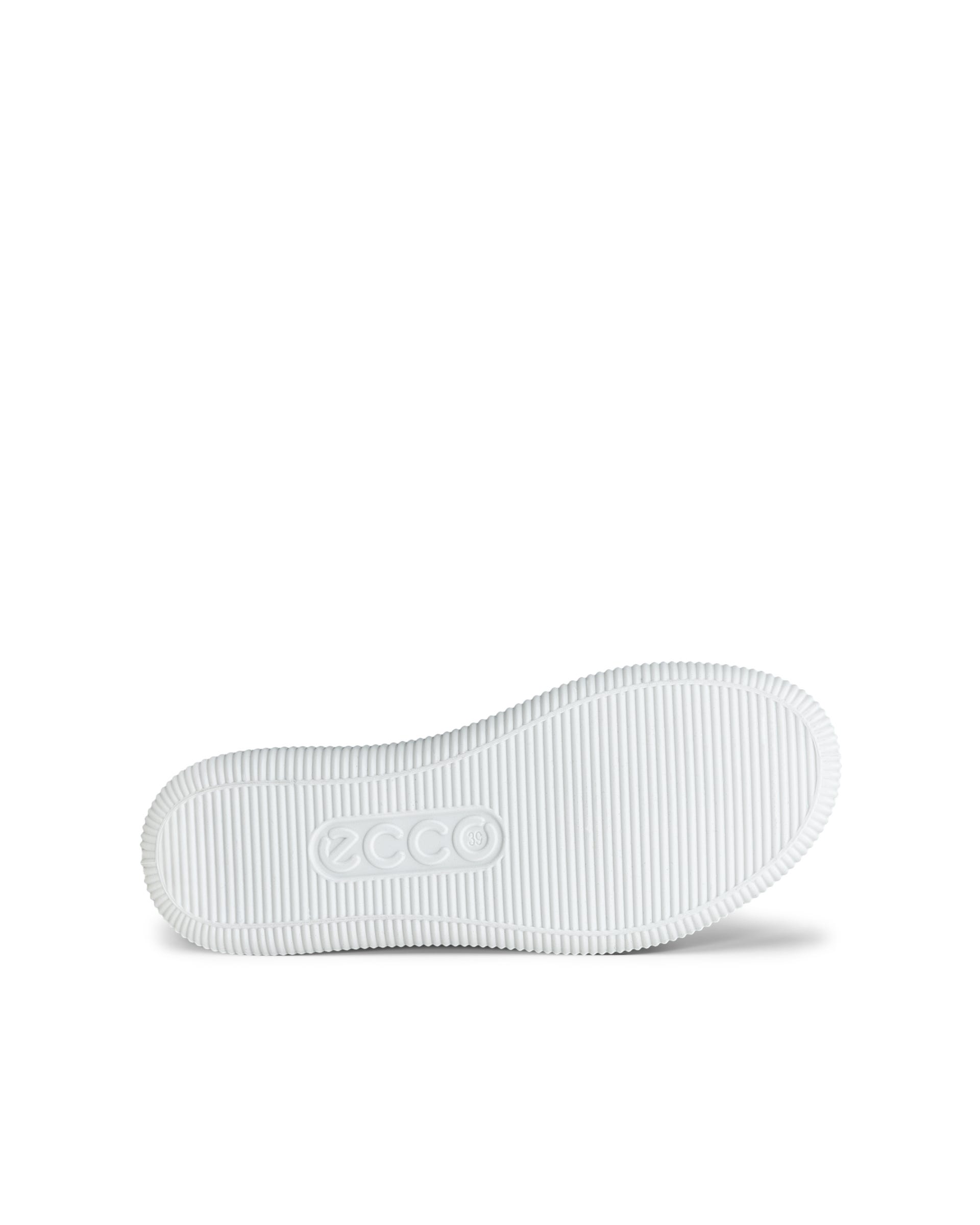 Women's ECCO® SOFT ZERO Leather Lace-Up Shoe - Beige - Sole