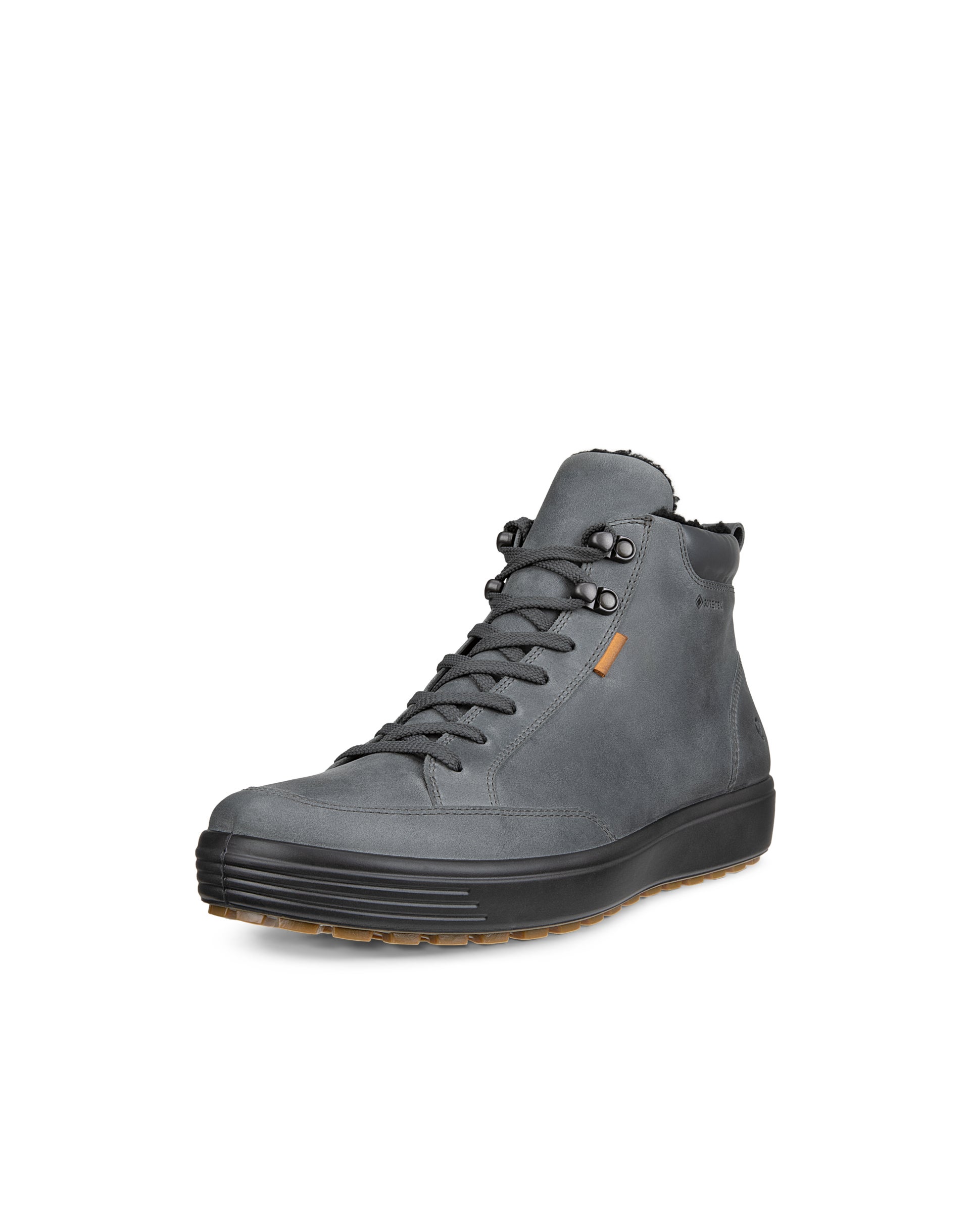 ECCO® Soft 7 Tred bottes mi-hautes en nubuck Gore-Tex pour homme - Gris - Main