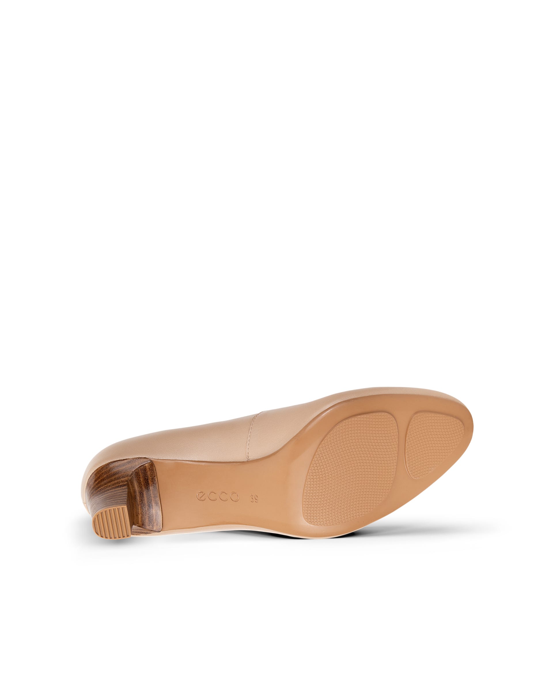 ECCO® ELEVATE 55 escarpins cuir pour femme - Beige - Outside