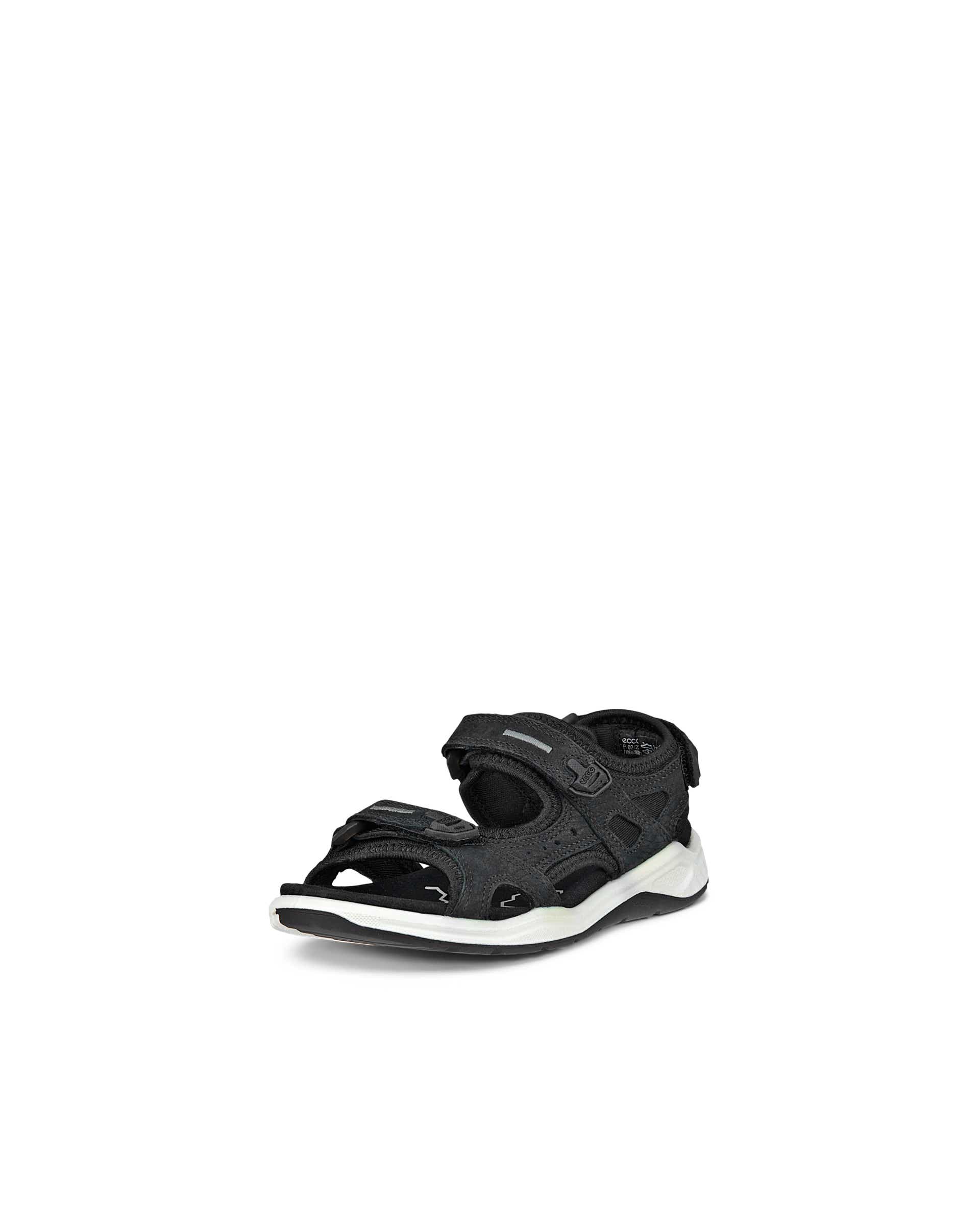 Dětské nubukové outdoorové sandály ECCO® X-Trinsic - Černá - Main