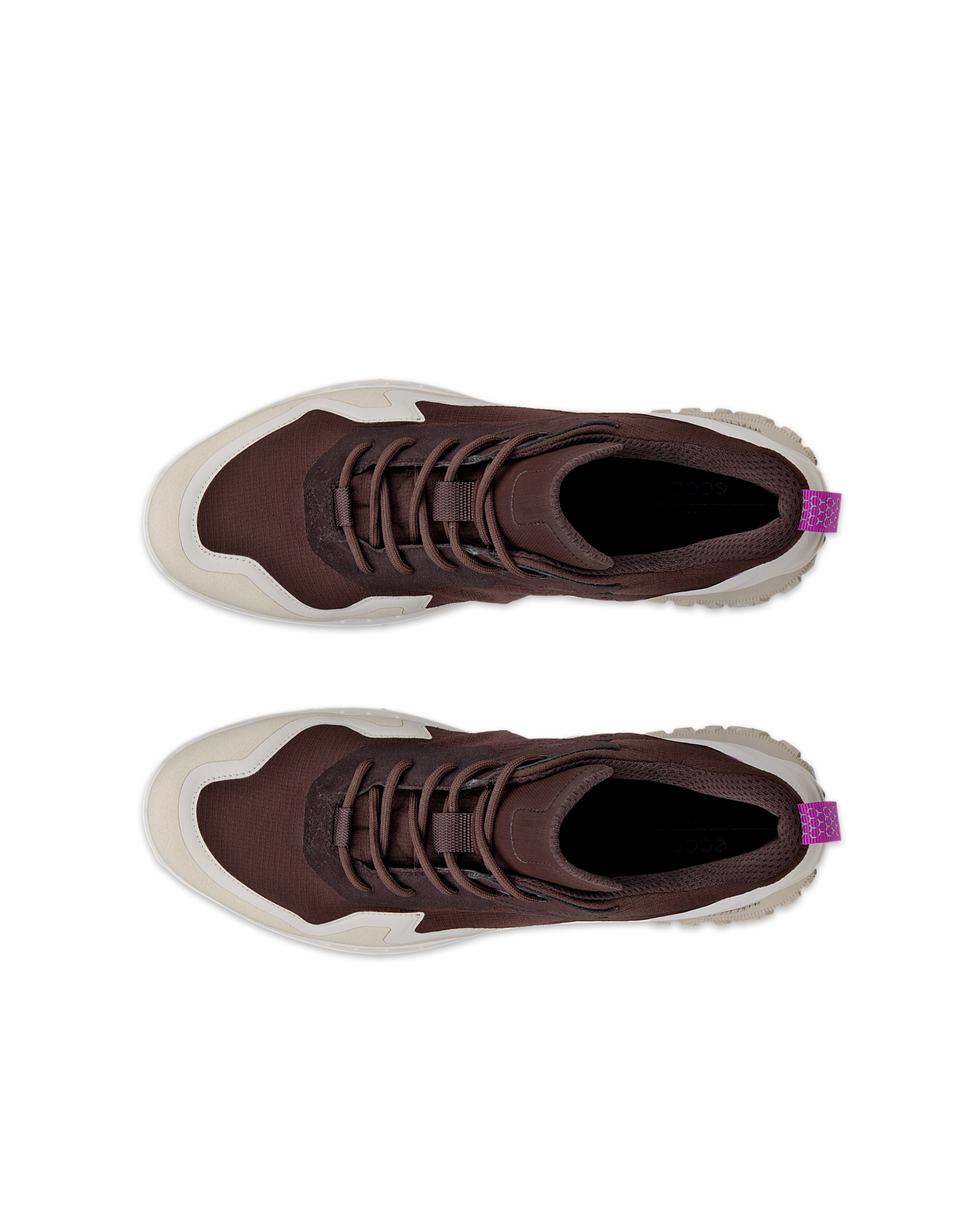 ECCO® ULT-TRN chaussures toile sans lacet pour femme - Rouge - Top left pair