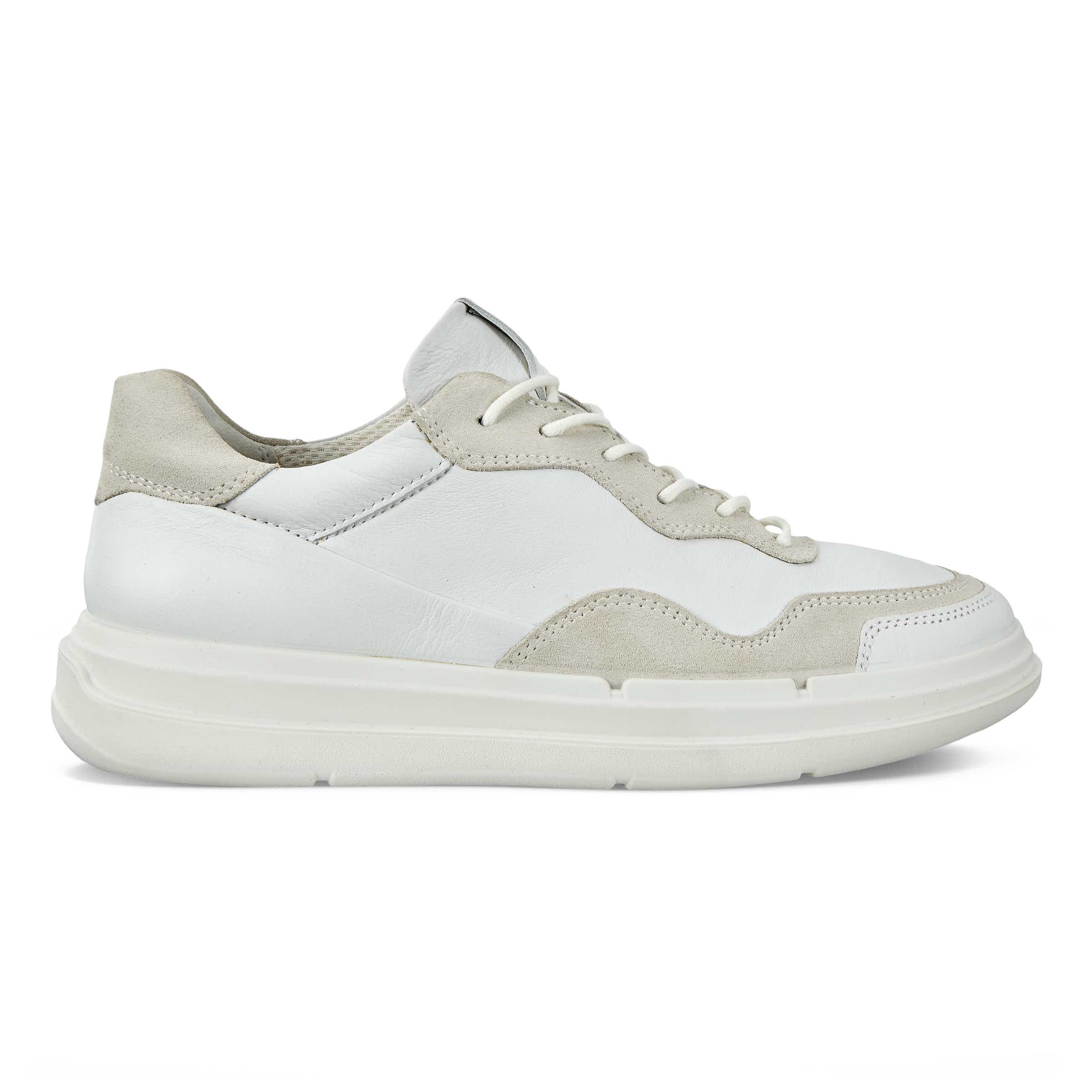 Women's ECCO® Soft X Leather Sneaker - White - Outside