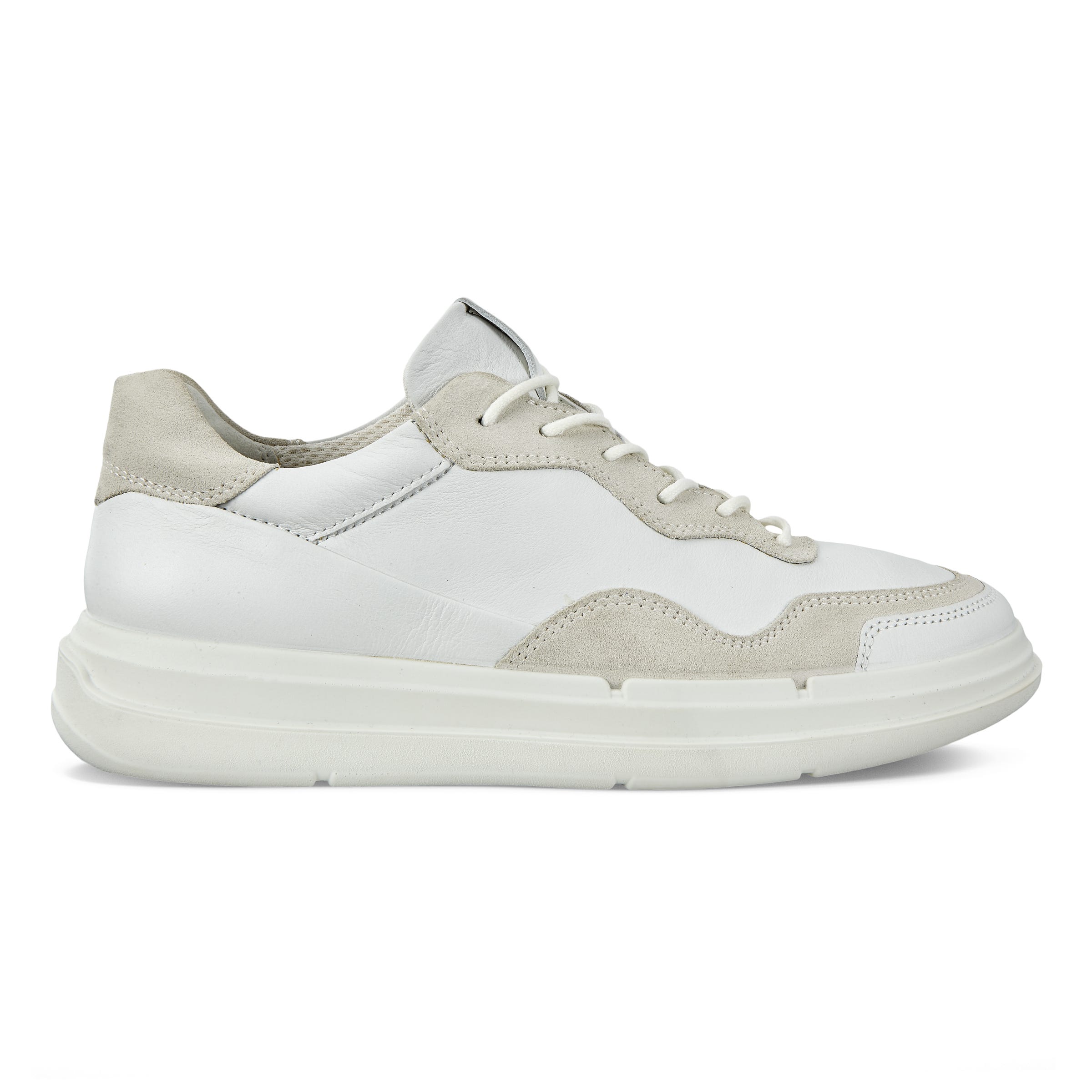 Women's ECCO® Soft X Leather Sneaker - White - Outside