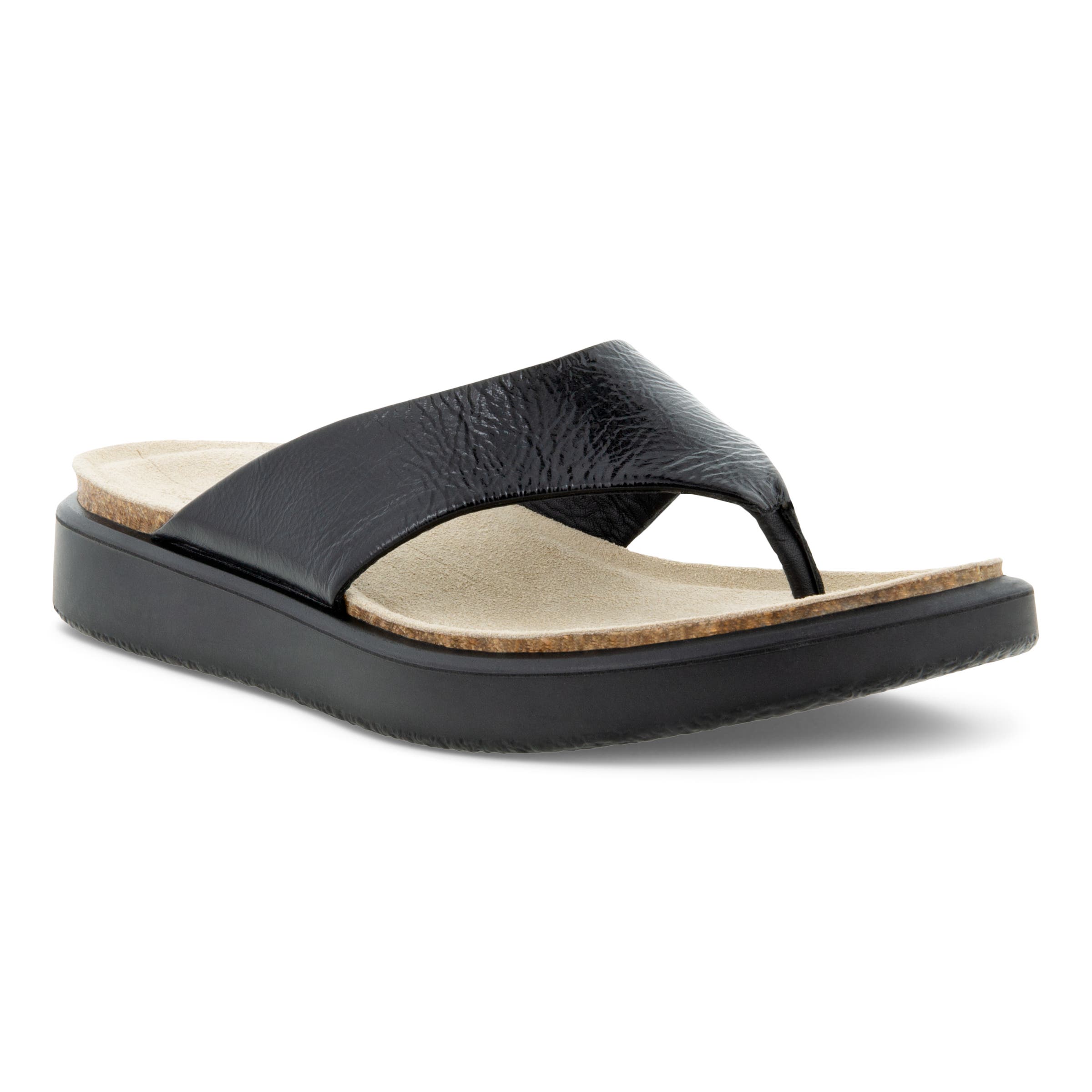ECCO CORKSPHERE SANDAL W Thong - Black - Main