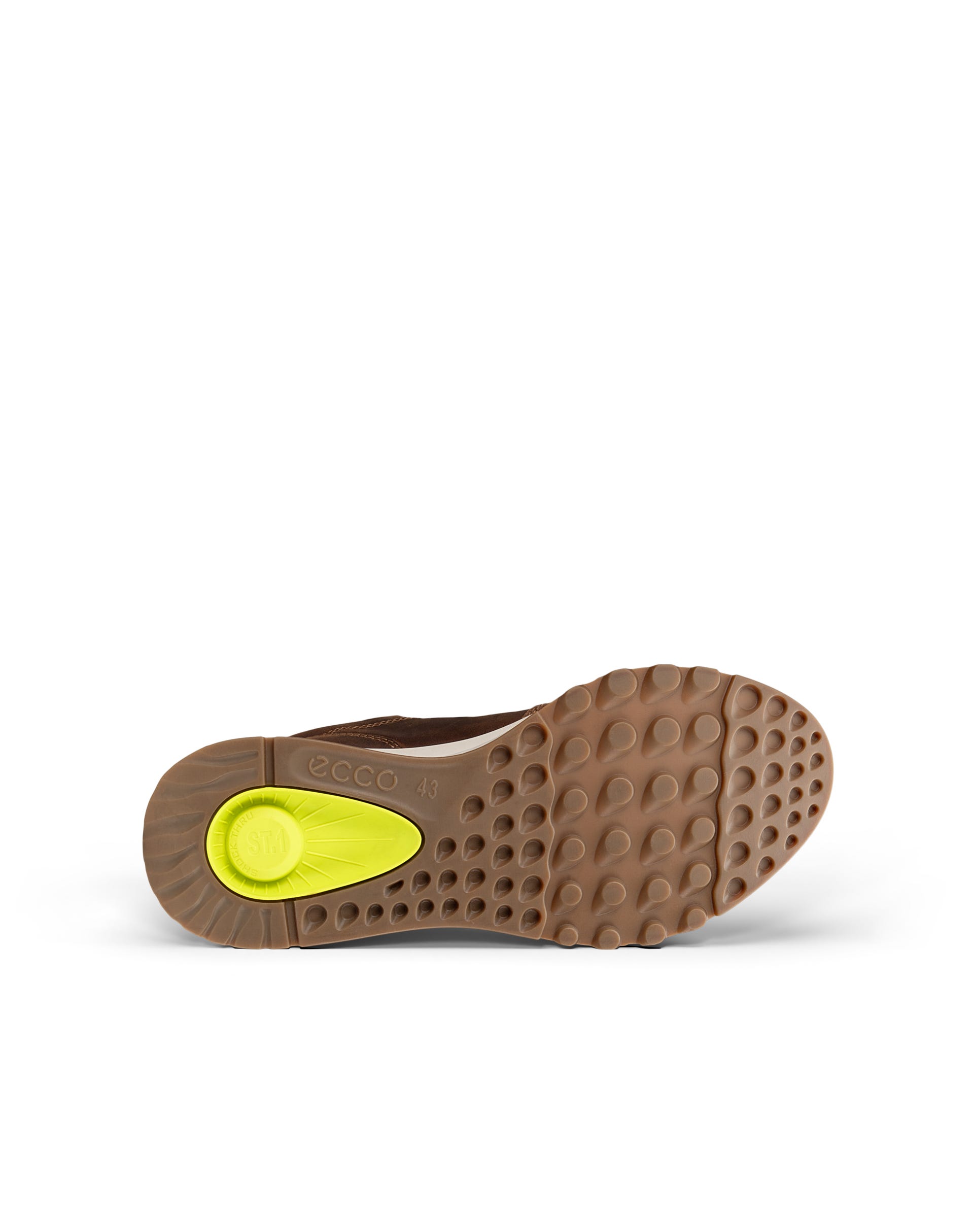 Zapatillas de nobuk ECCO® EXOSTRIDE para hombre - Marrón - Outside