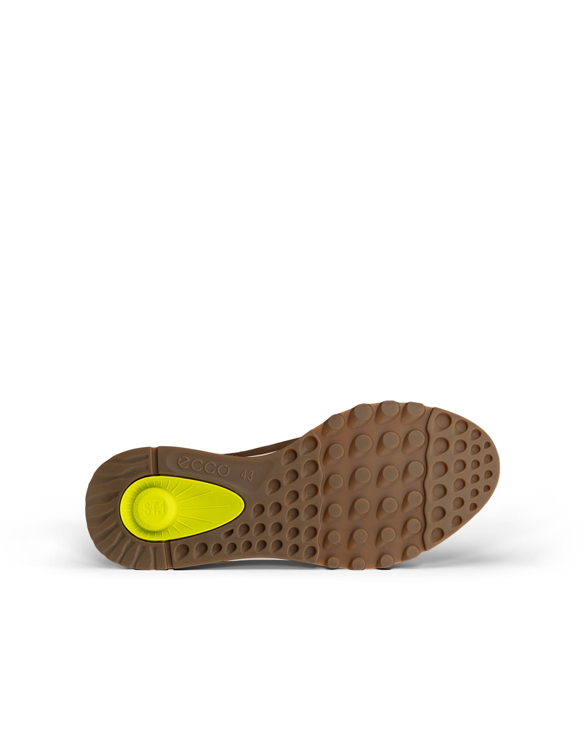 ECCO® EXOSTRIDE heren nubuck sneaker - Bruin - Outside