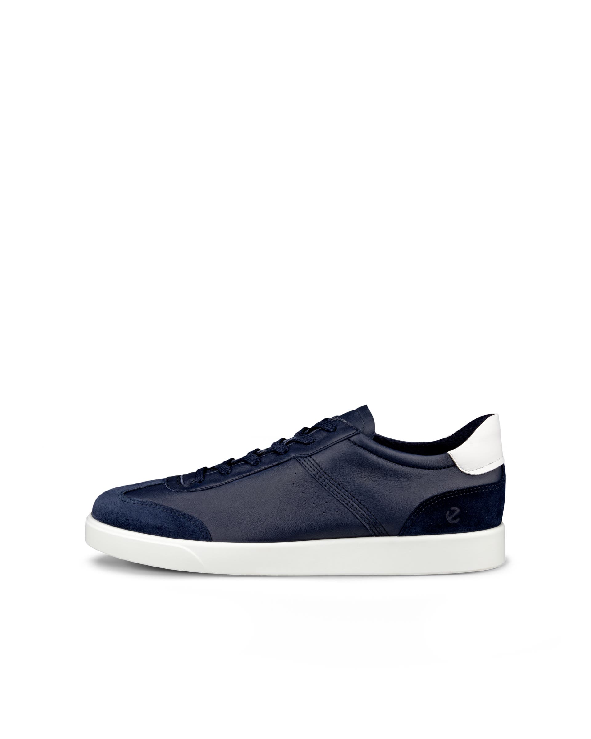 ECCO® Street Lite Herren Ledersneaker - Blau - Outside