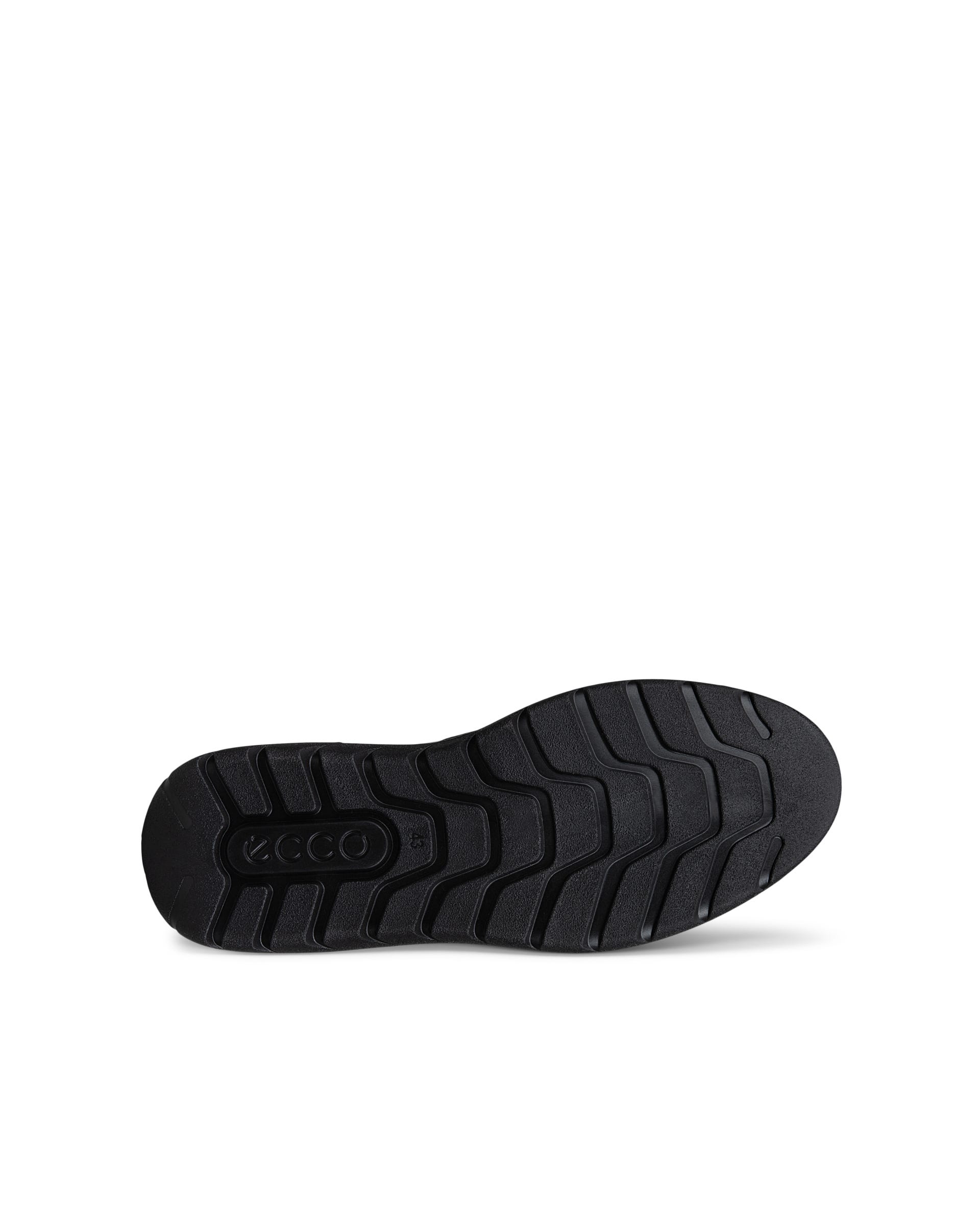 Men's ECCO® CITY STRIDE Nubuck Slip-On Trainer - Black - Outside