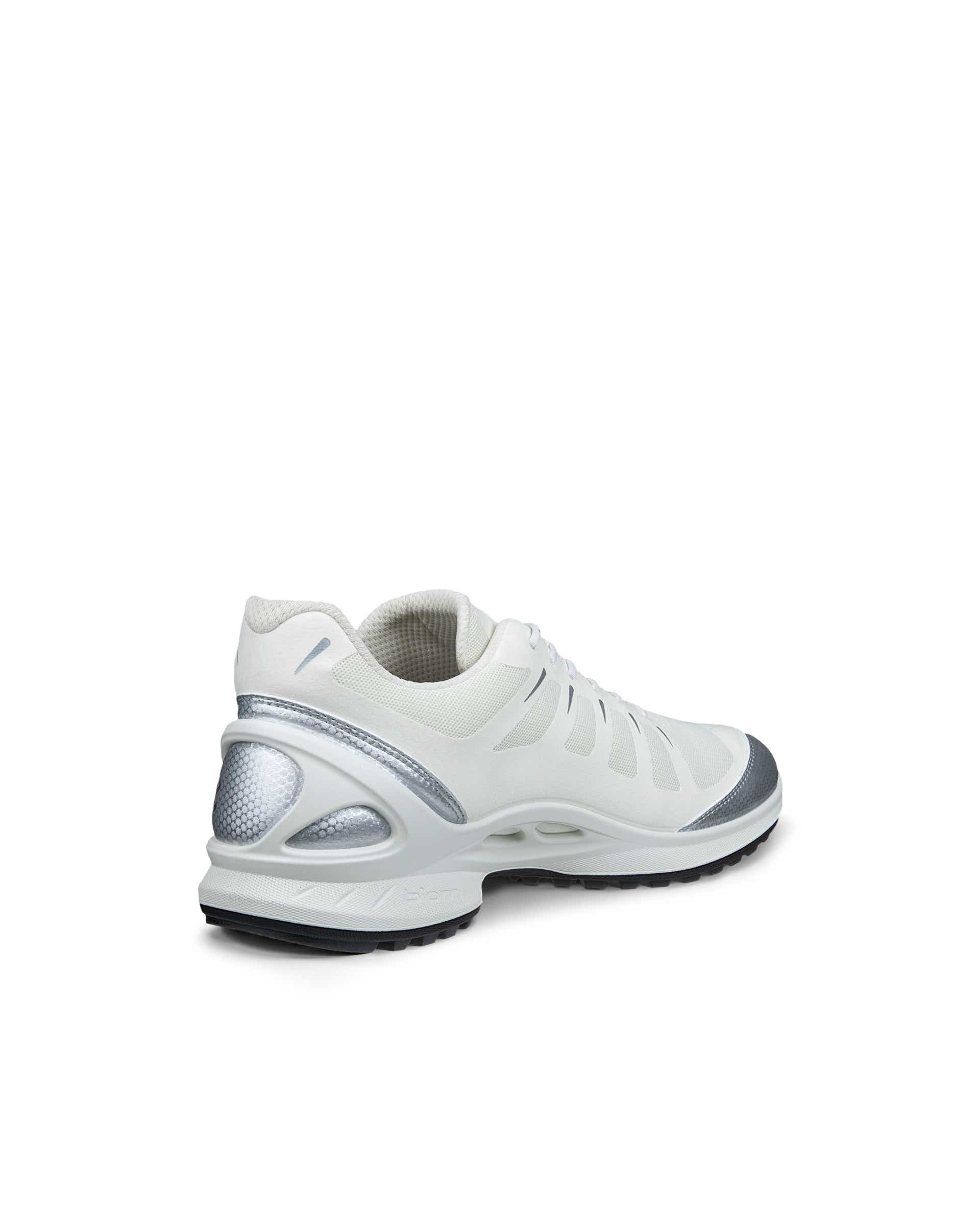Men's ECCO® BIOM ENERGI Textile Trainer - White - Back