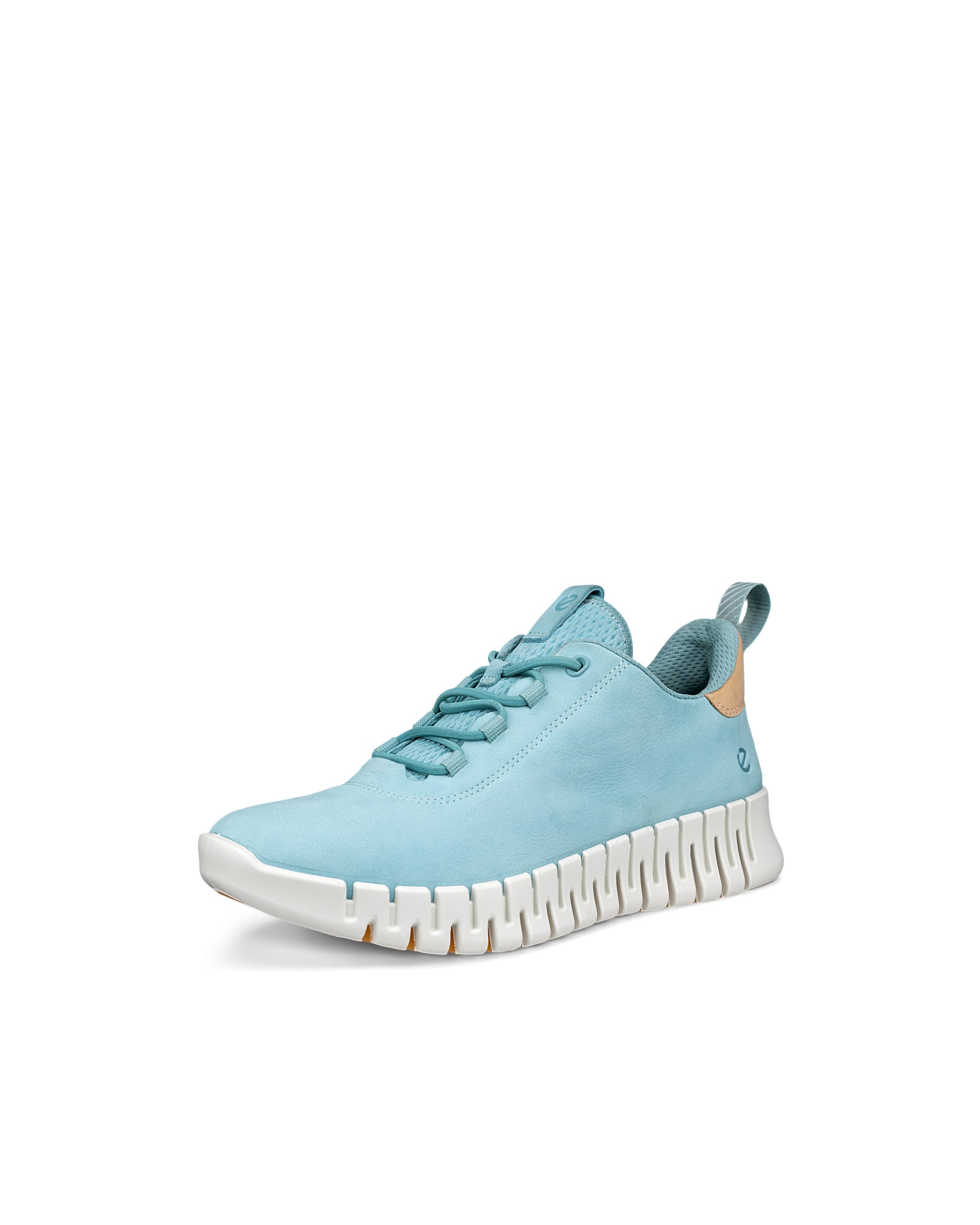 Women's ECCO® Gruuv Nubuck Trainer - Blue - Main