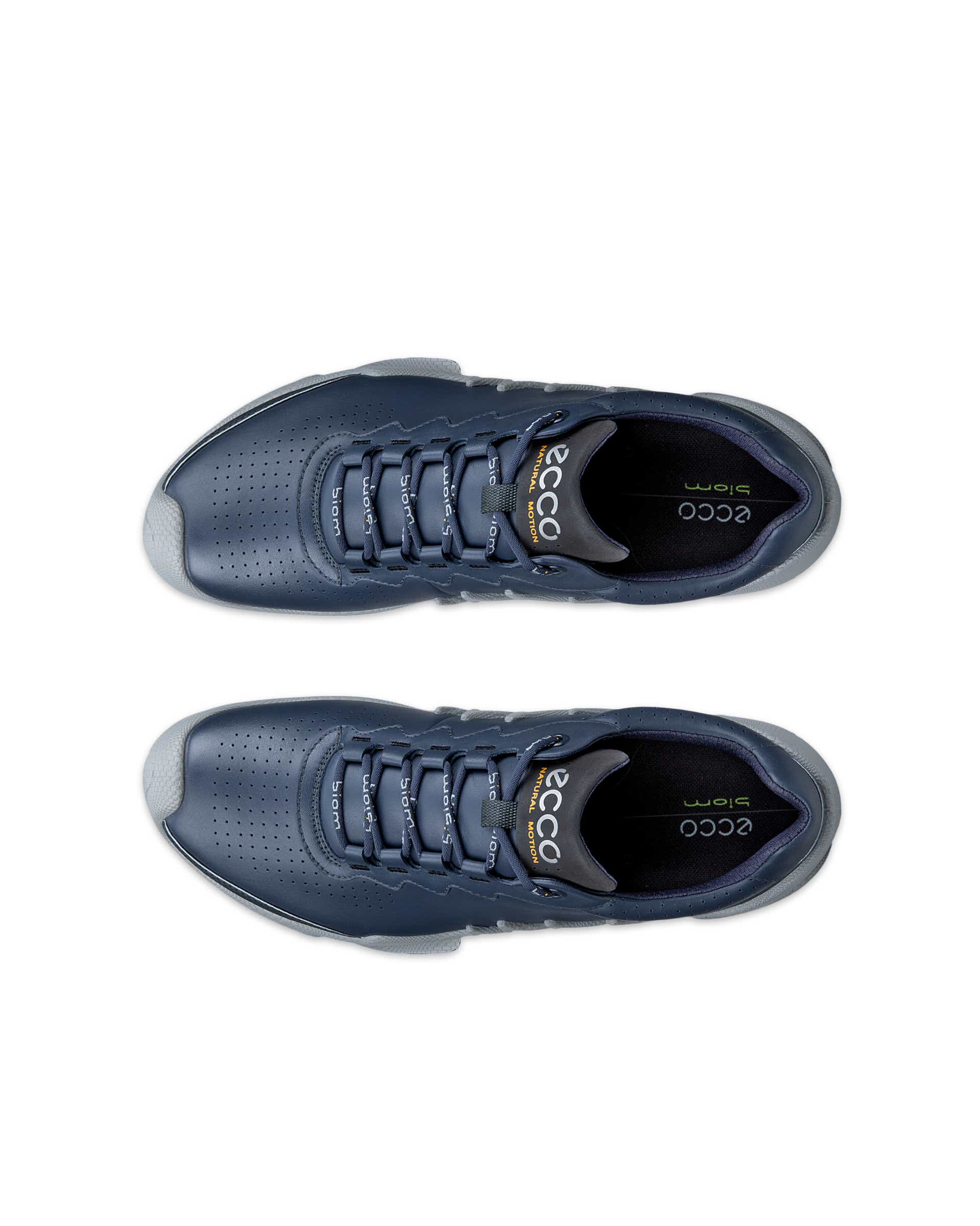 ECCO BIOM AEX MEN メンズ レザースニーカー - ブルー - Top left pair