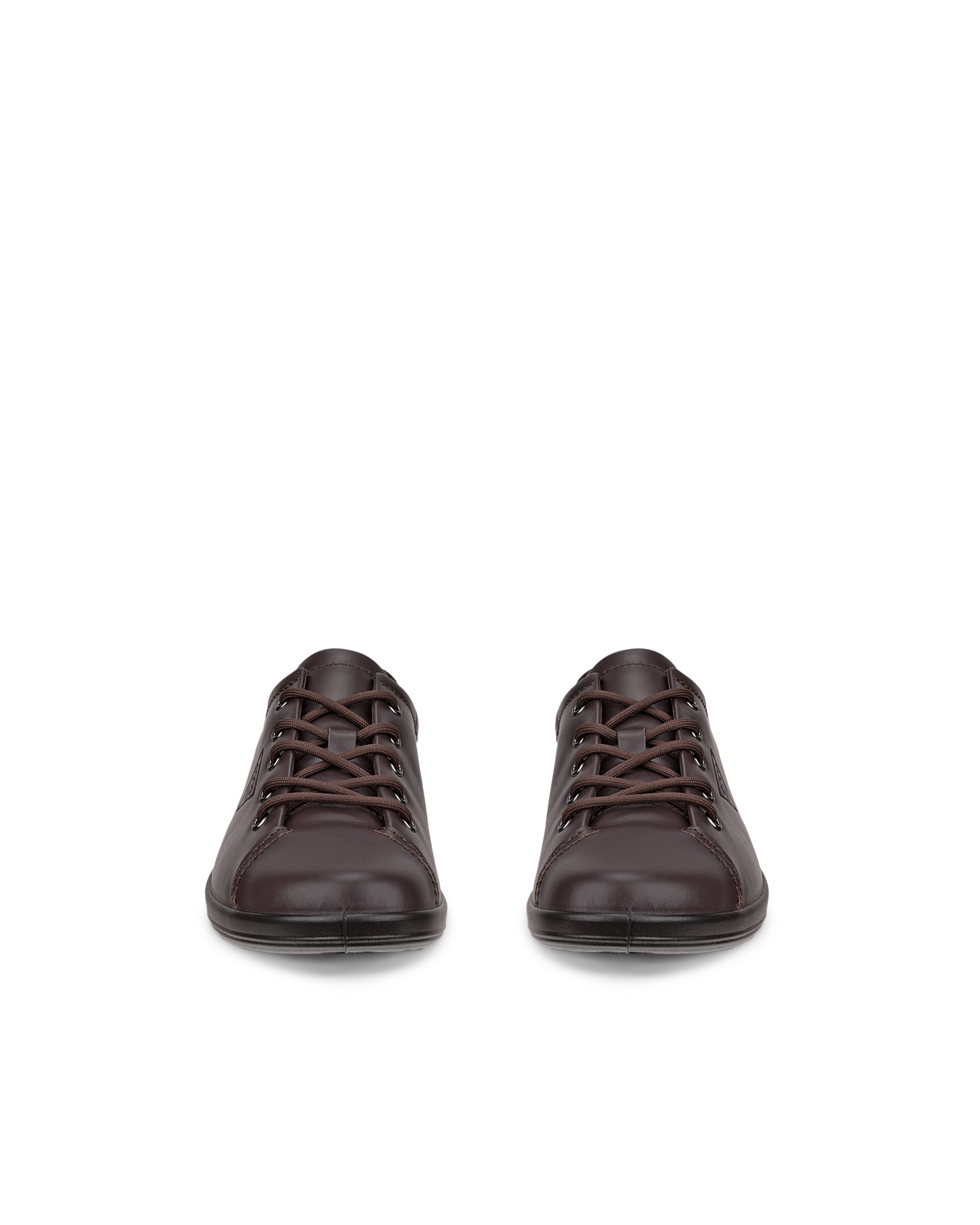 Dámské kožené tenisky ECCO® SOFT 2.0 - Hnědá - Front pair