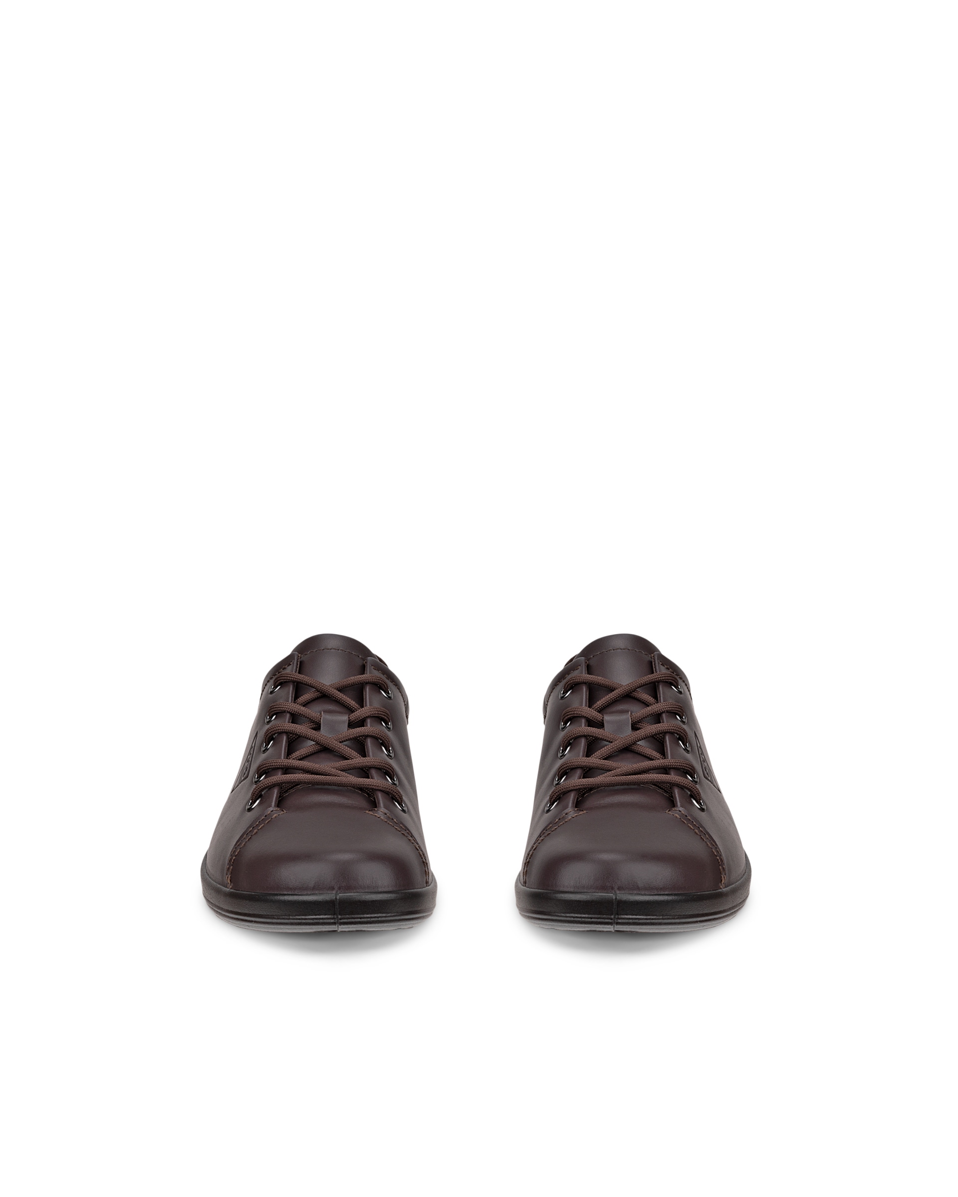 ECCO® SOFT 2.0 dames leren wandelschoen - Bruin - Front pair
