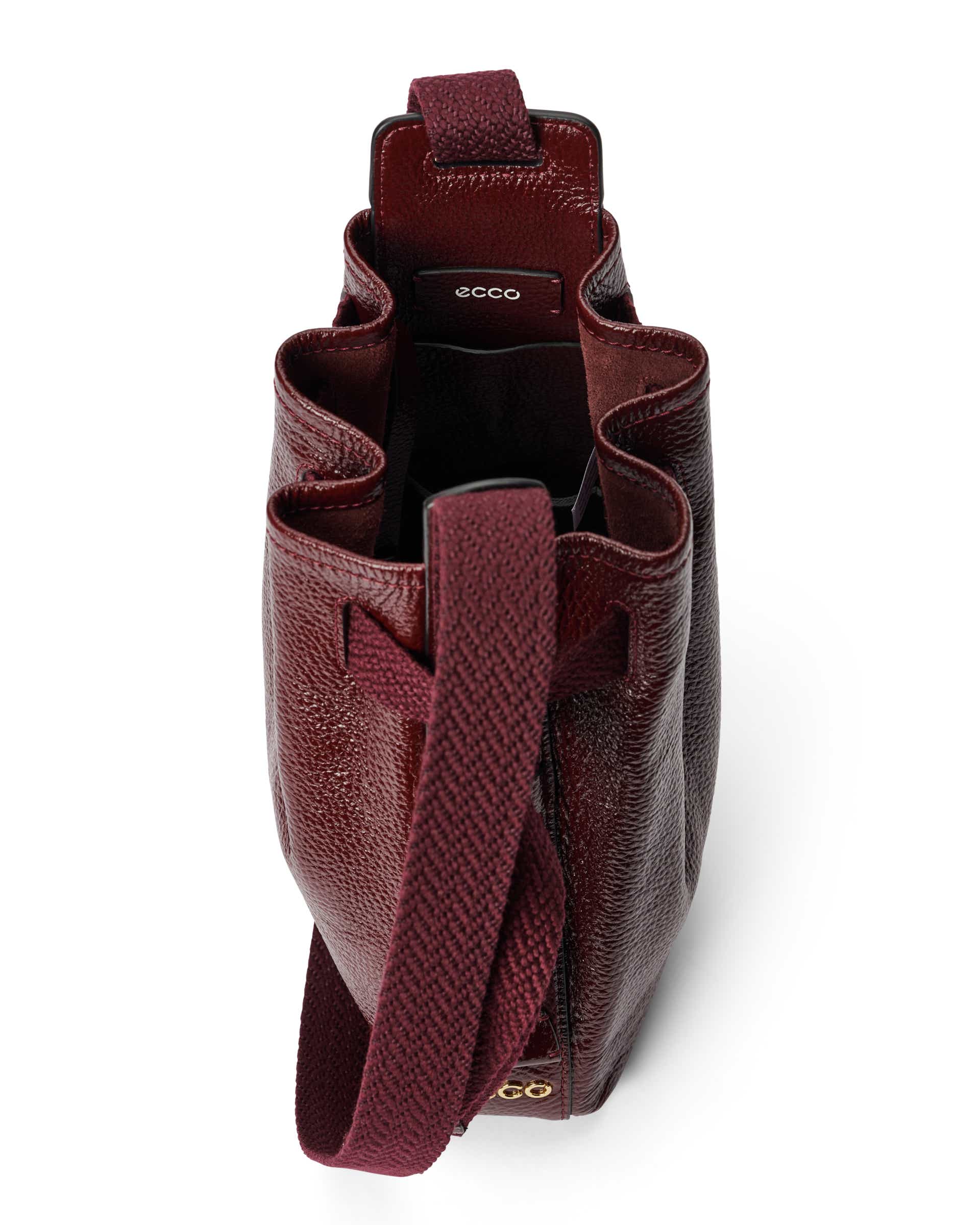 ECCO Sail Small レザーホーボーバッグ - レッド - Inside