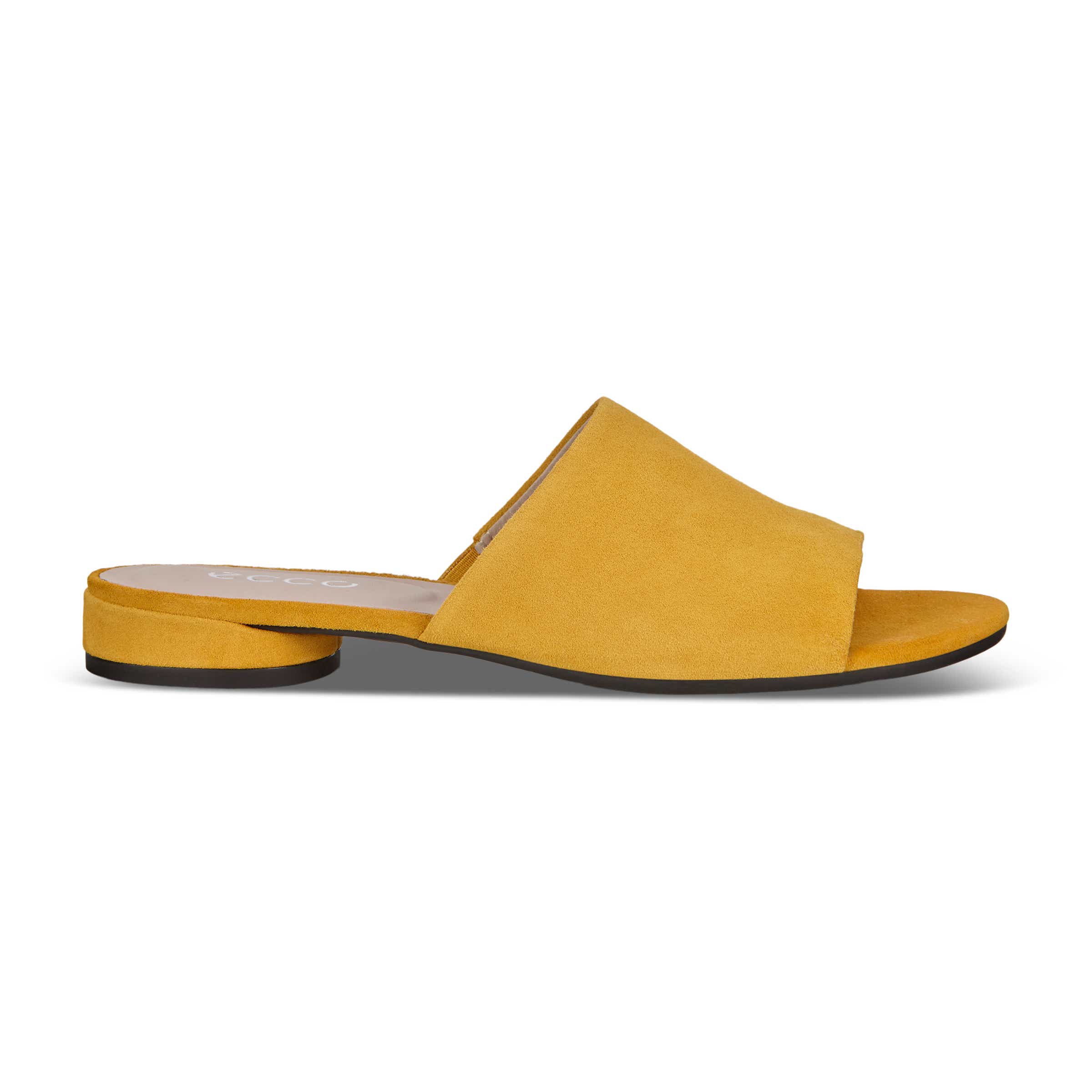 ECCO W FLAT SANDAL II - Yellow - Outside
