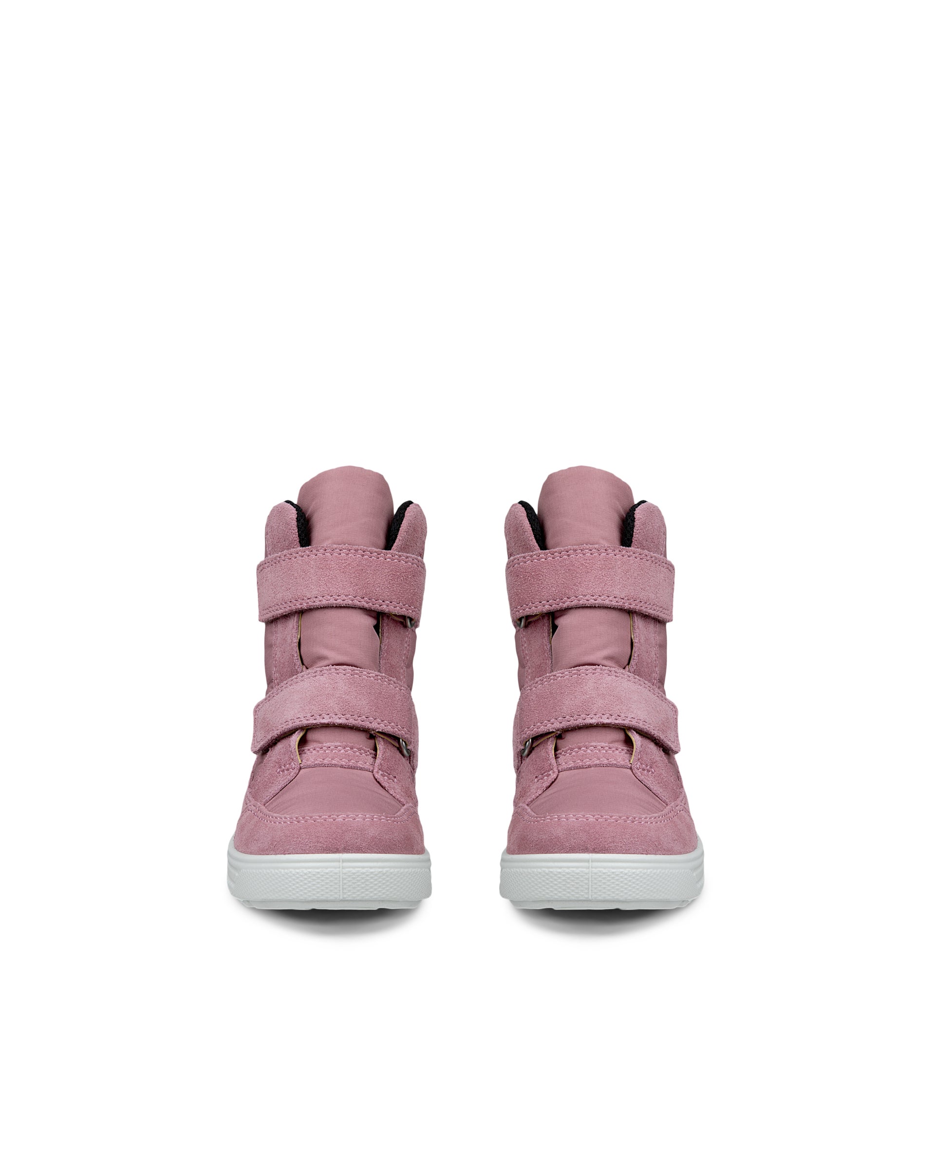 ECCO® URBAN SNOWBOARDER Kinder Winterstiefel aus Veloursleder mit Gore-Tex - Rosa - Front pair