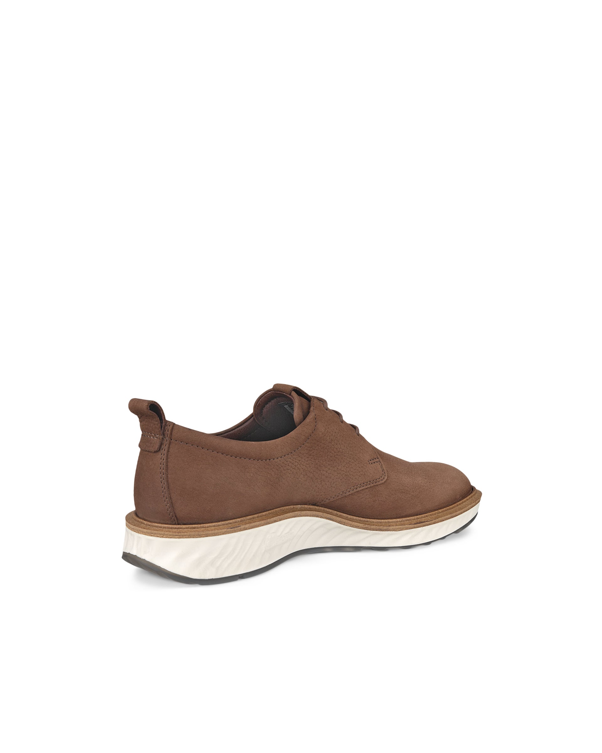 ECCO ST.1 Hybrid メンズ ヌバックダービーシューズ - ブラウン - Back