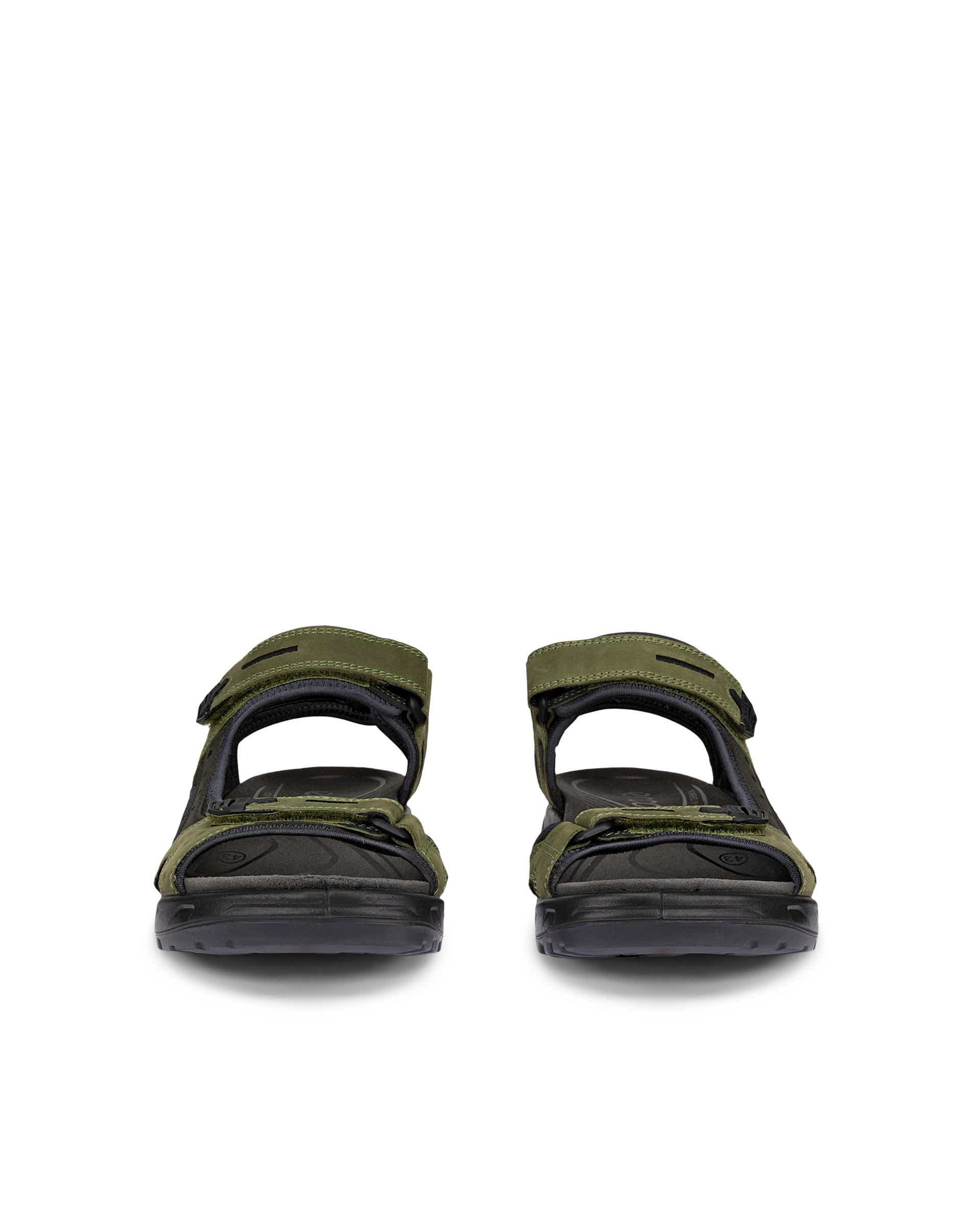 ECCO® Offroad sandale de marche en nubuck  pour homme - Vert - Front pair