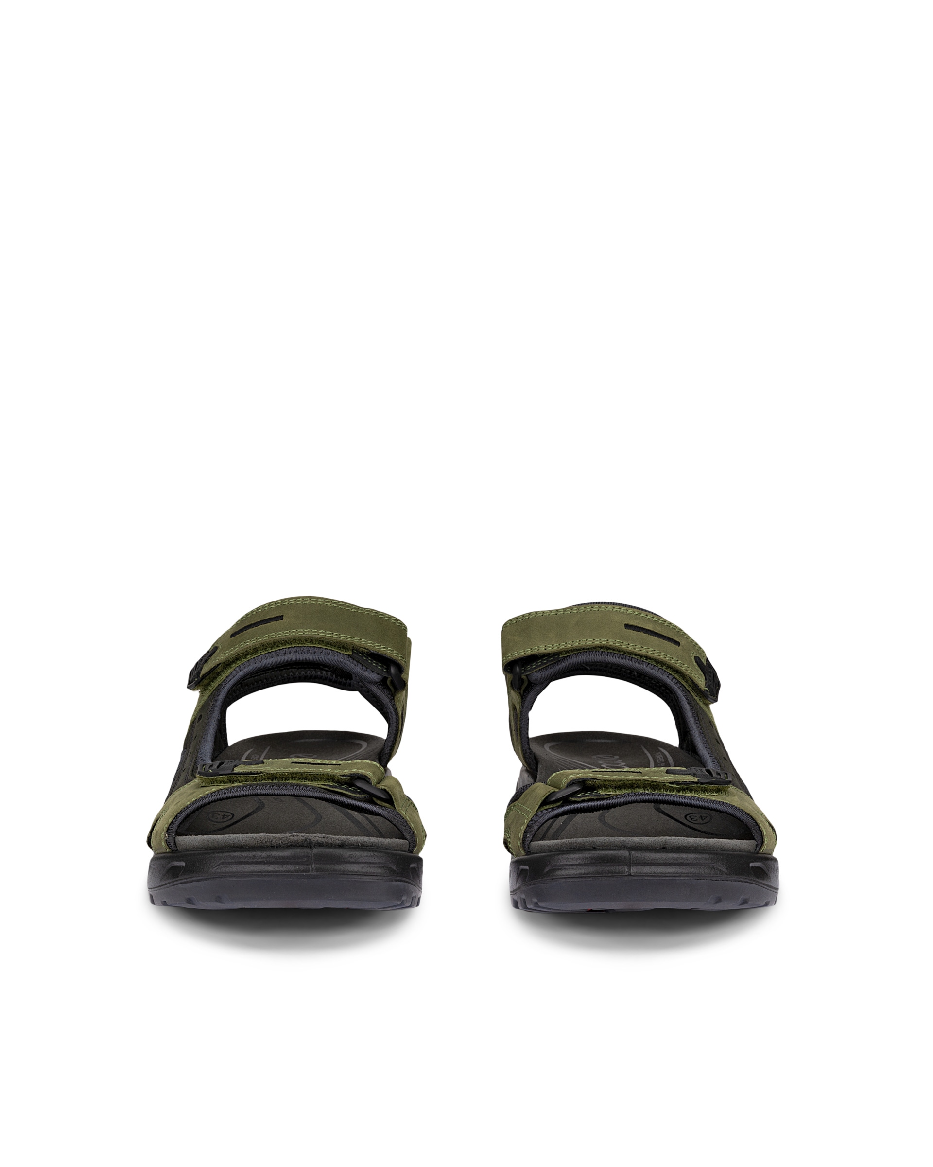 ECCO® Offroad sandale de marche en nubuck  pour homme - Vert - Front pair