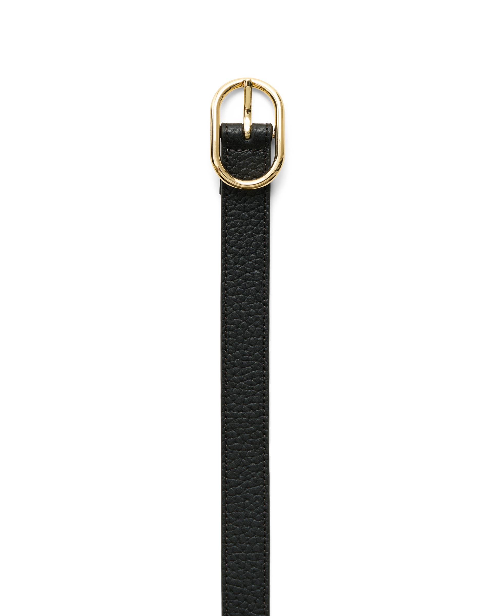 Women's ECCO® Leather Belt - Black - Detail-1