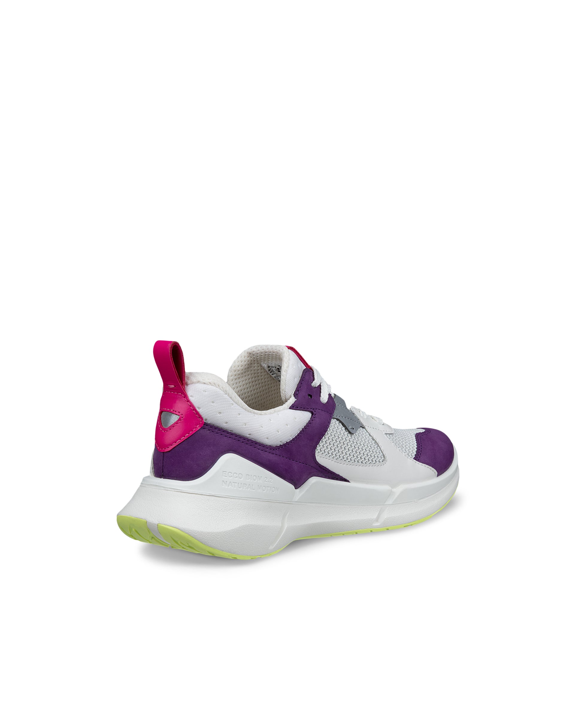 ECCO® BIOM 2.2 baskets en nubuck pour femme - Blanc - Back