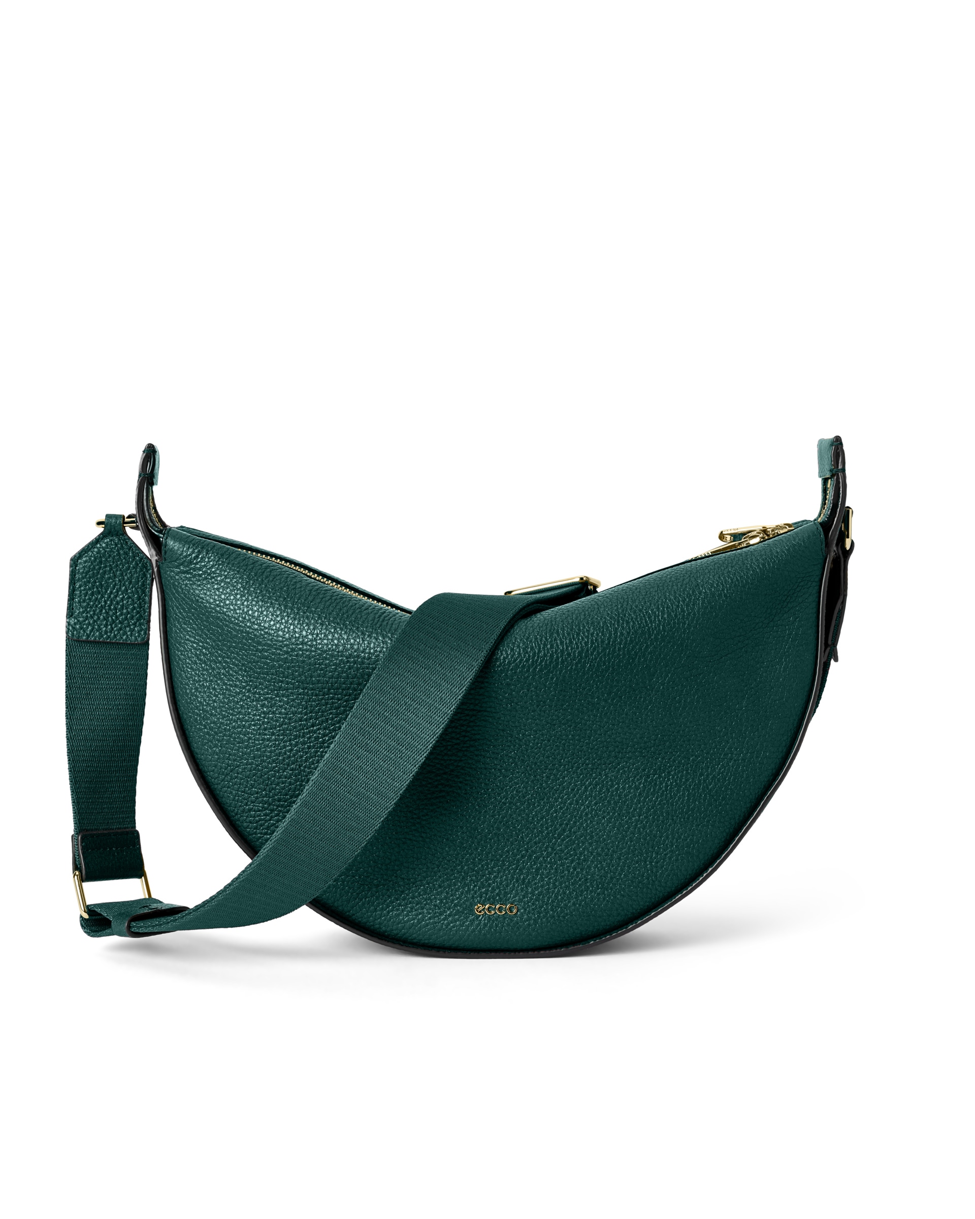 ECCO® Fortune Bag kožna torba hobo - Zelena - Main