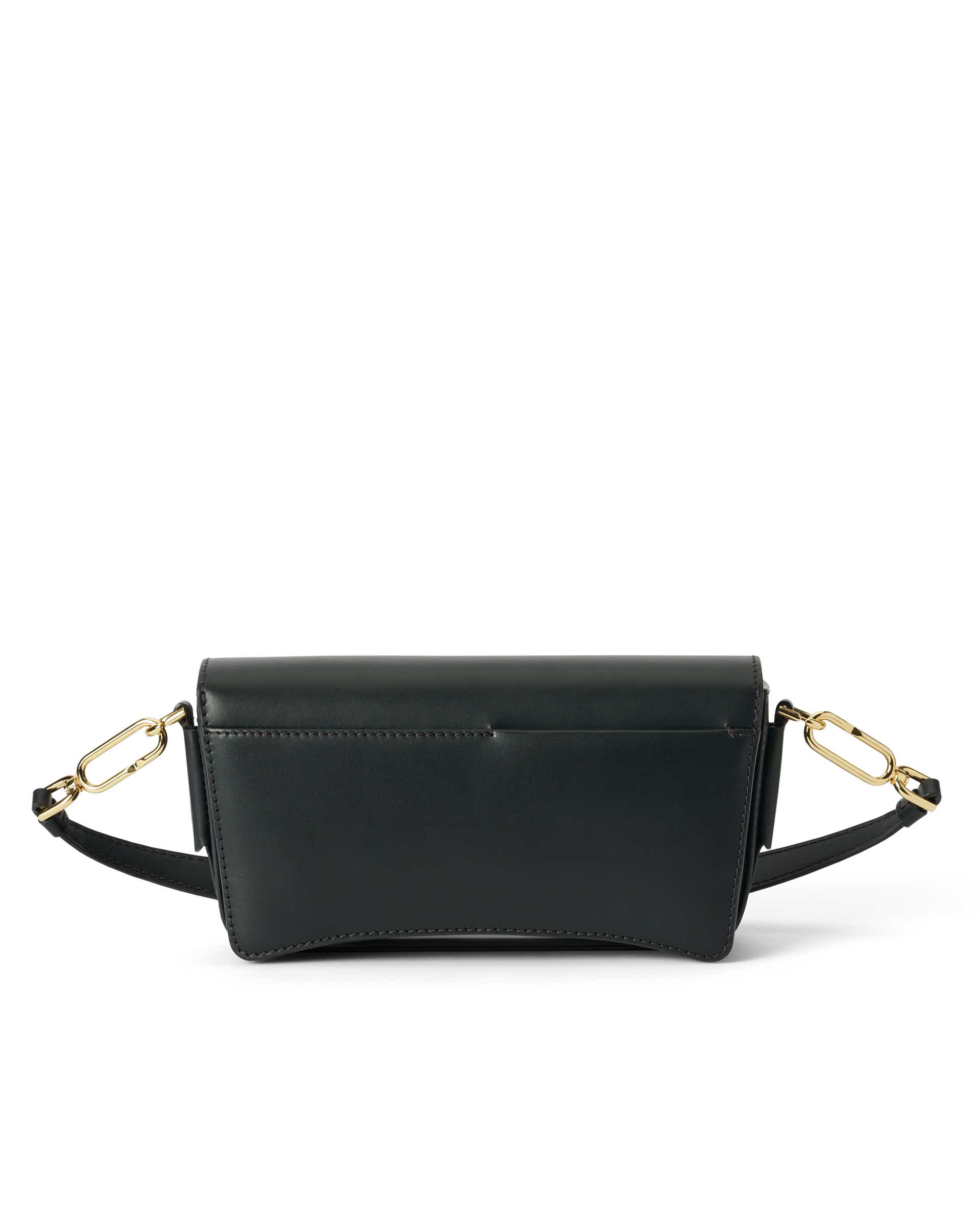 Skórzana torebka przez ramię ECCO® Pinch Bag - Czarny - Back