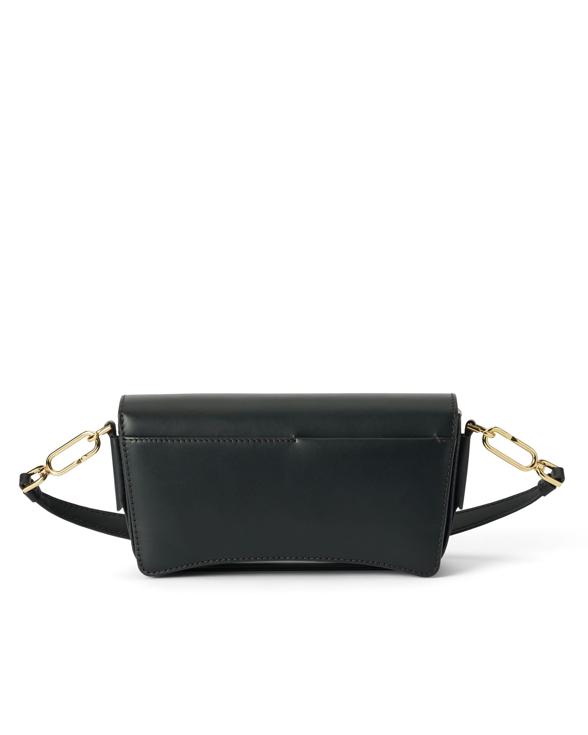 Skórzana torebka przez ramię ECCO® Pinch Bag - Czarny - Back