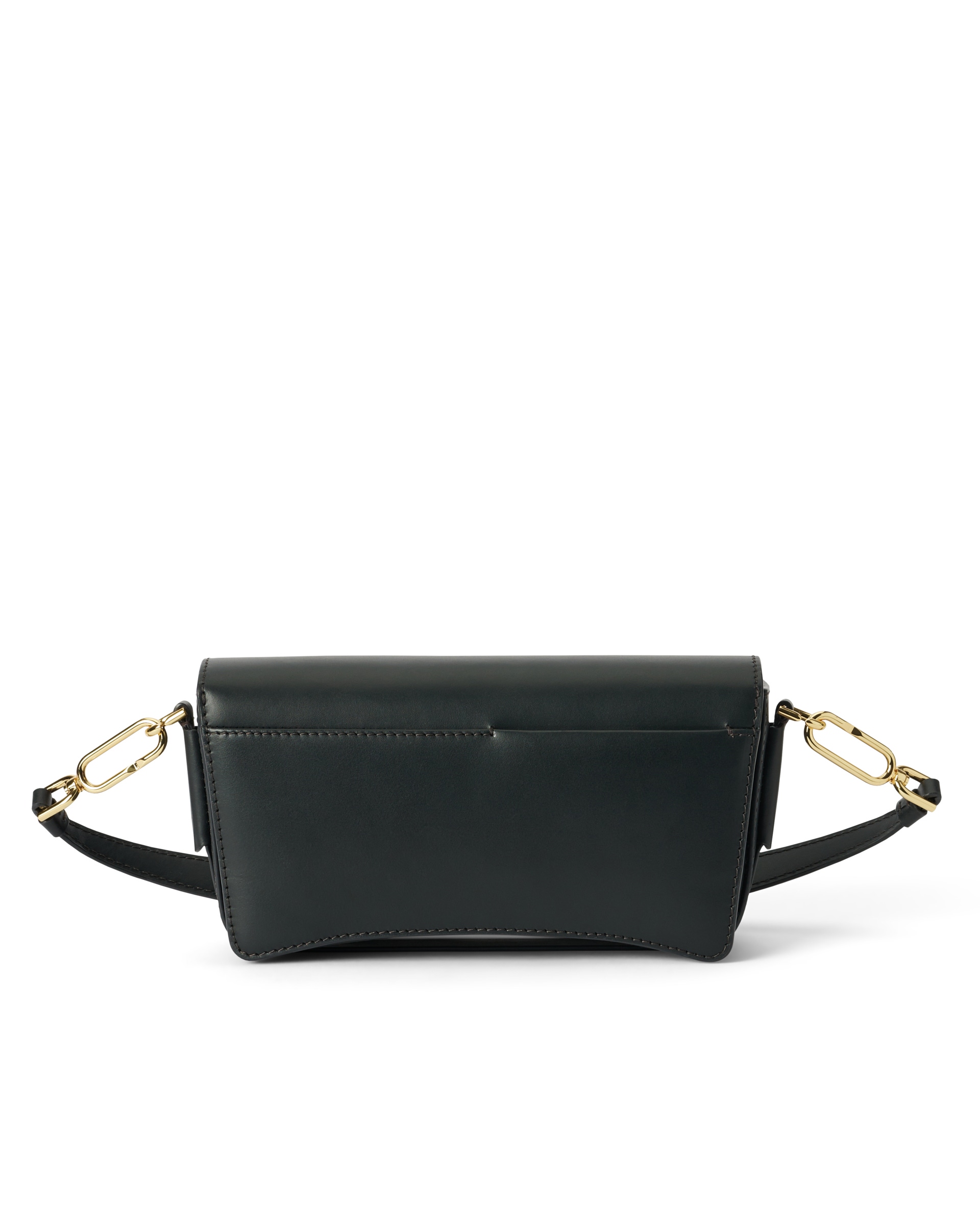ECCO® Pinch Bag kožna torba preko ramena - Crna - Back