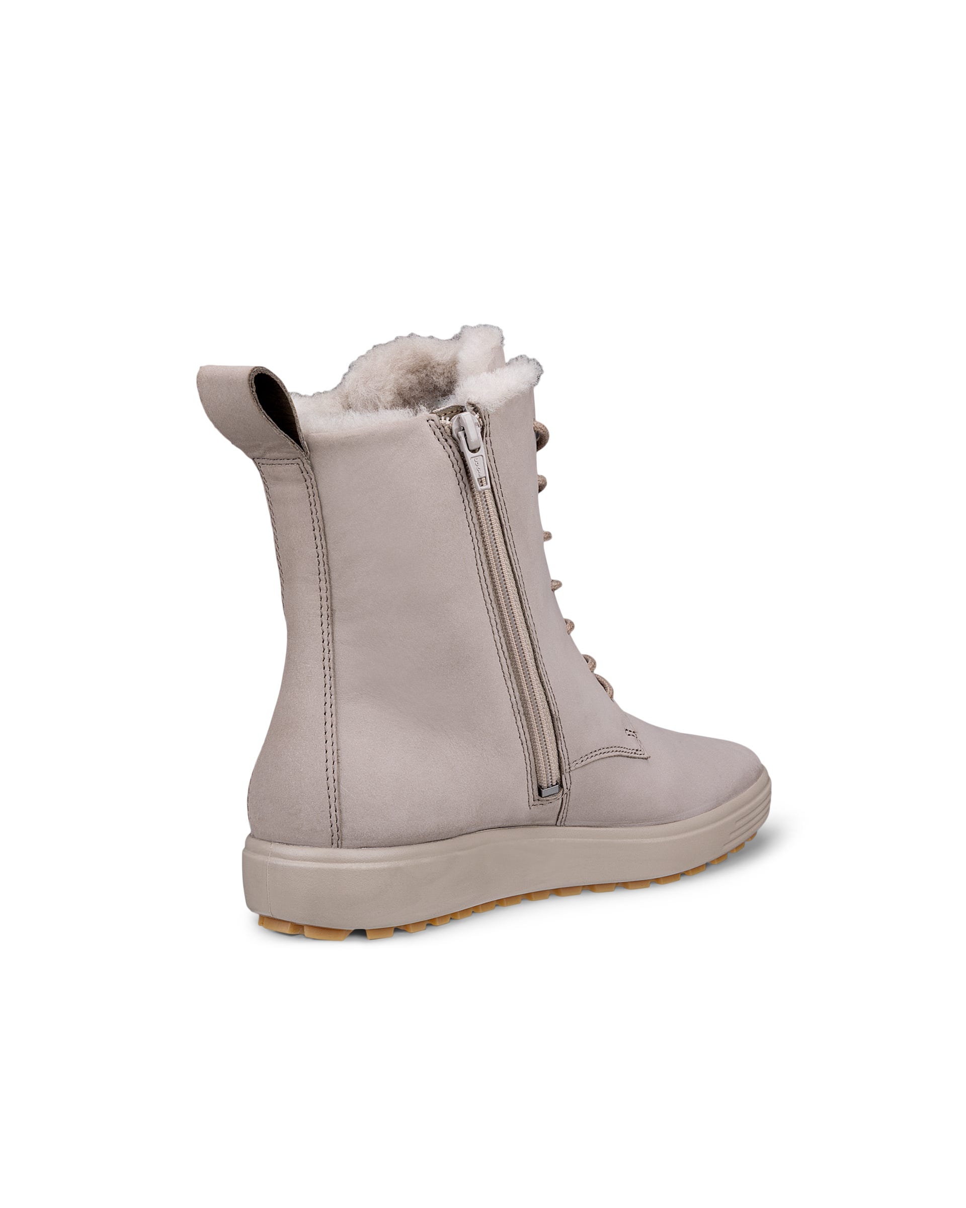 ECCO® SOFT 7 TRED Halvhög nubuckkänga dam - Grå - Outside