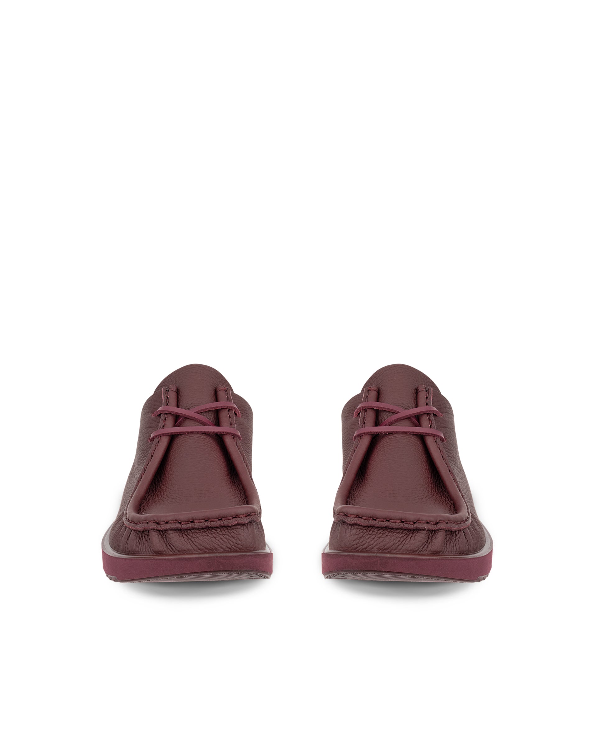 ECCO® JOKE chaussures à lacet en cuir pour homme - Rouge - Front pair
