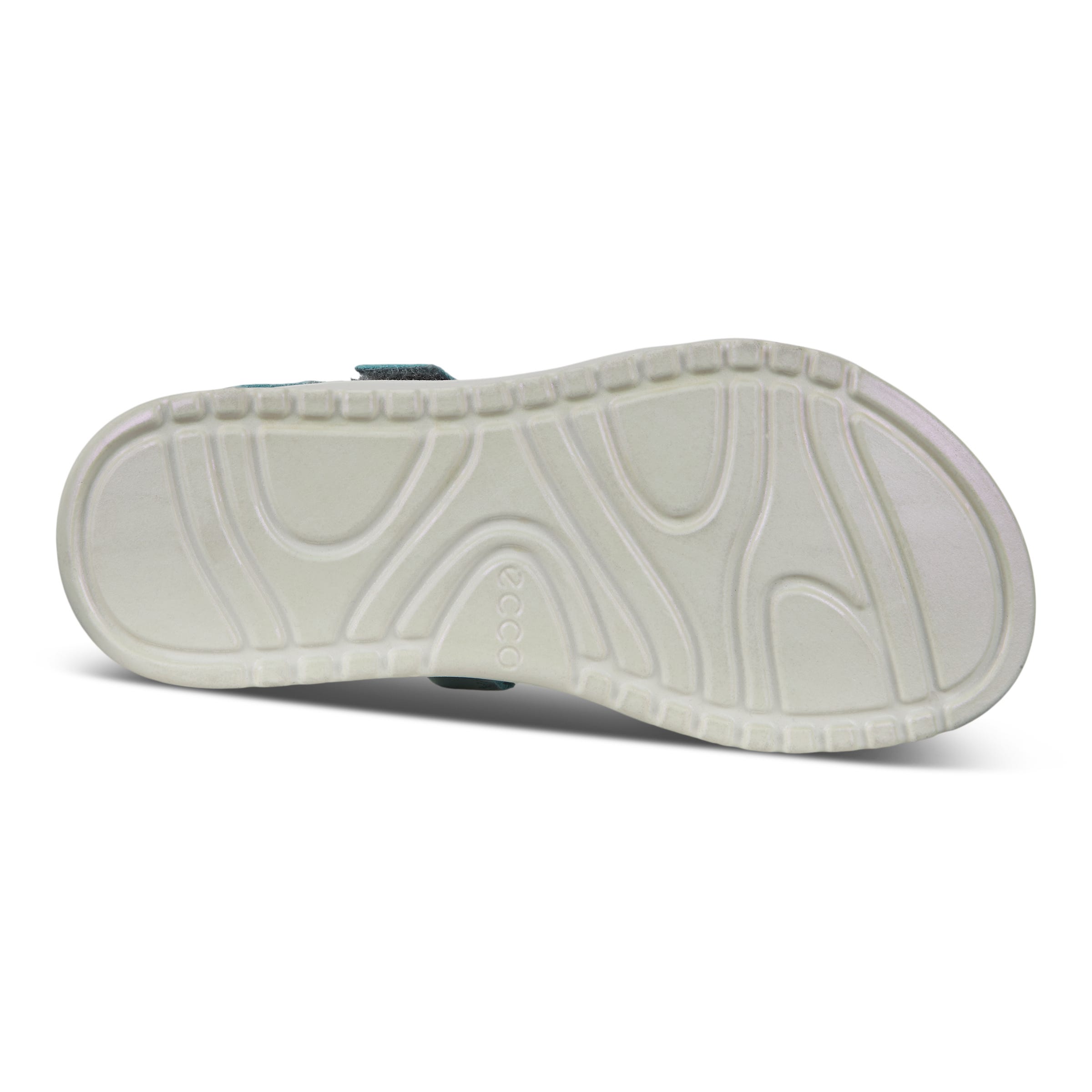 ECCO FLORA Flat Sandal - Green - Sole