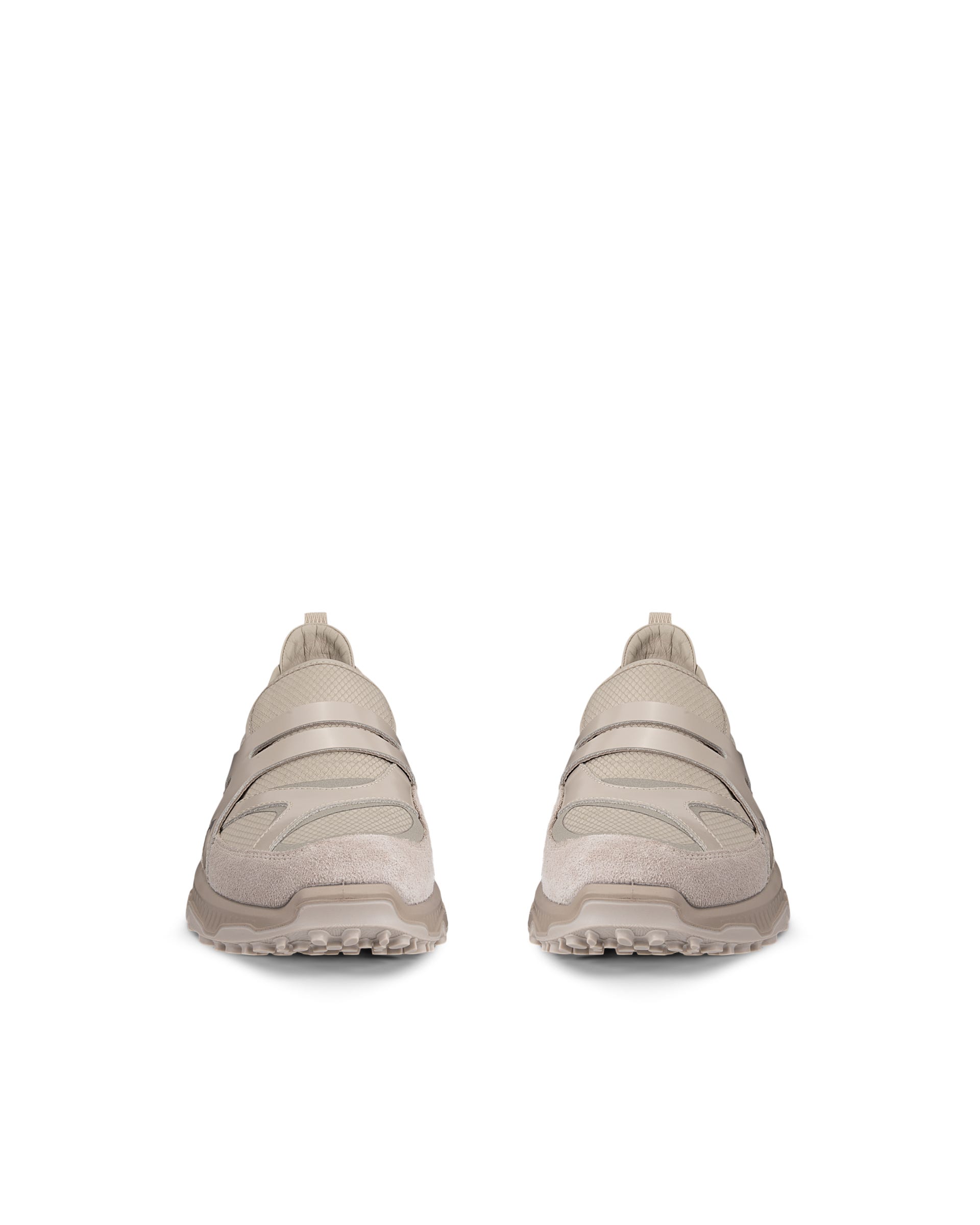 Damskie tekstylne sneakersy wsuwane ECCO® RECEPTOR XP - Beżowy - Outside