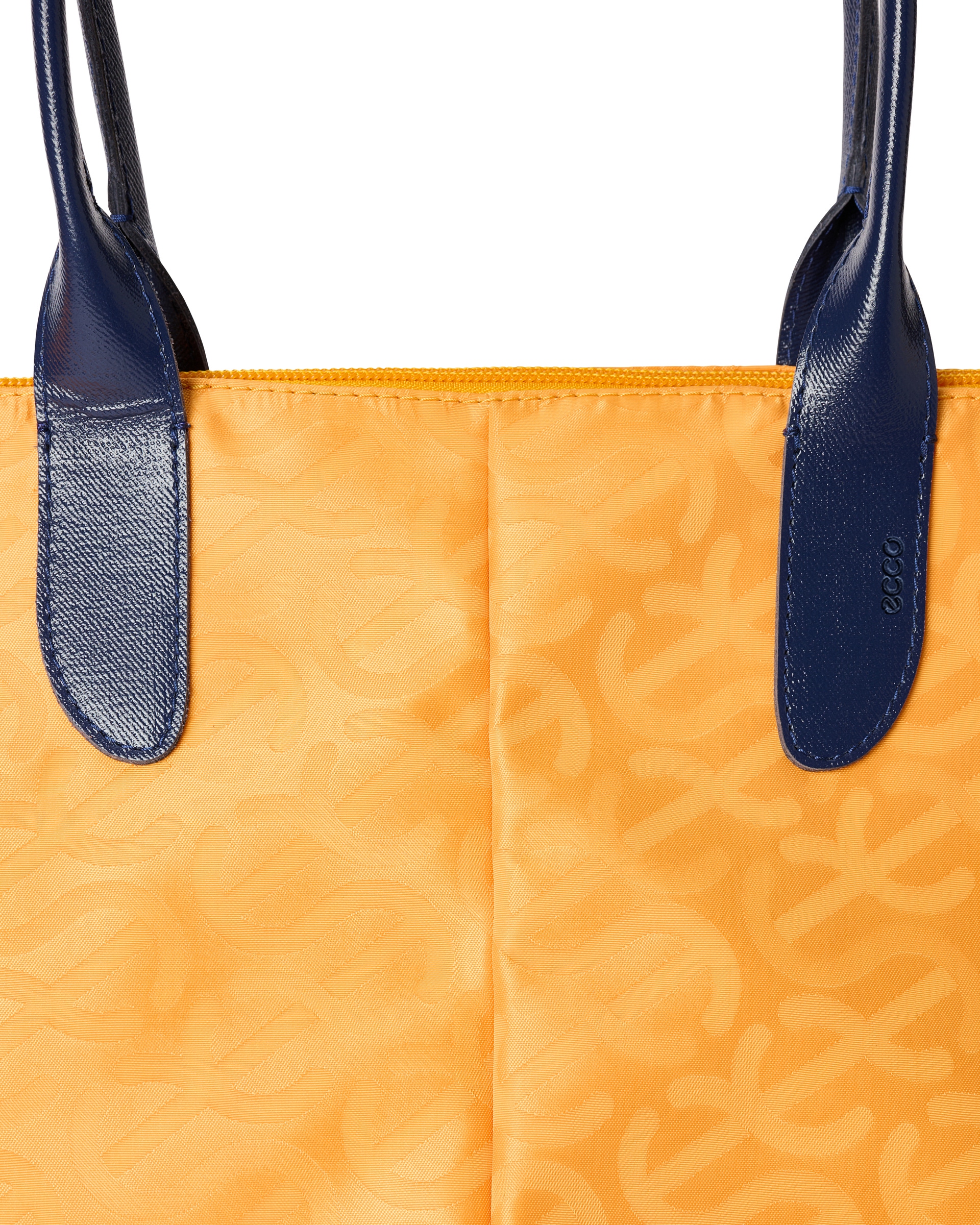 ECCO Tote Go Light E Wave レザートートバッグ - オレンジ - Detail-1